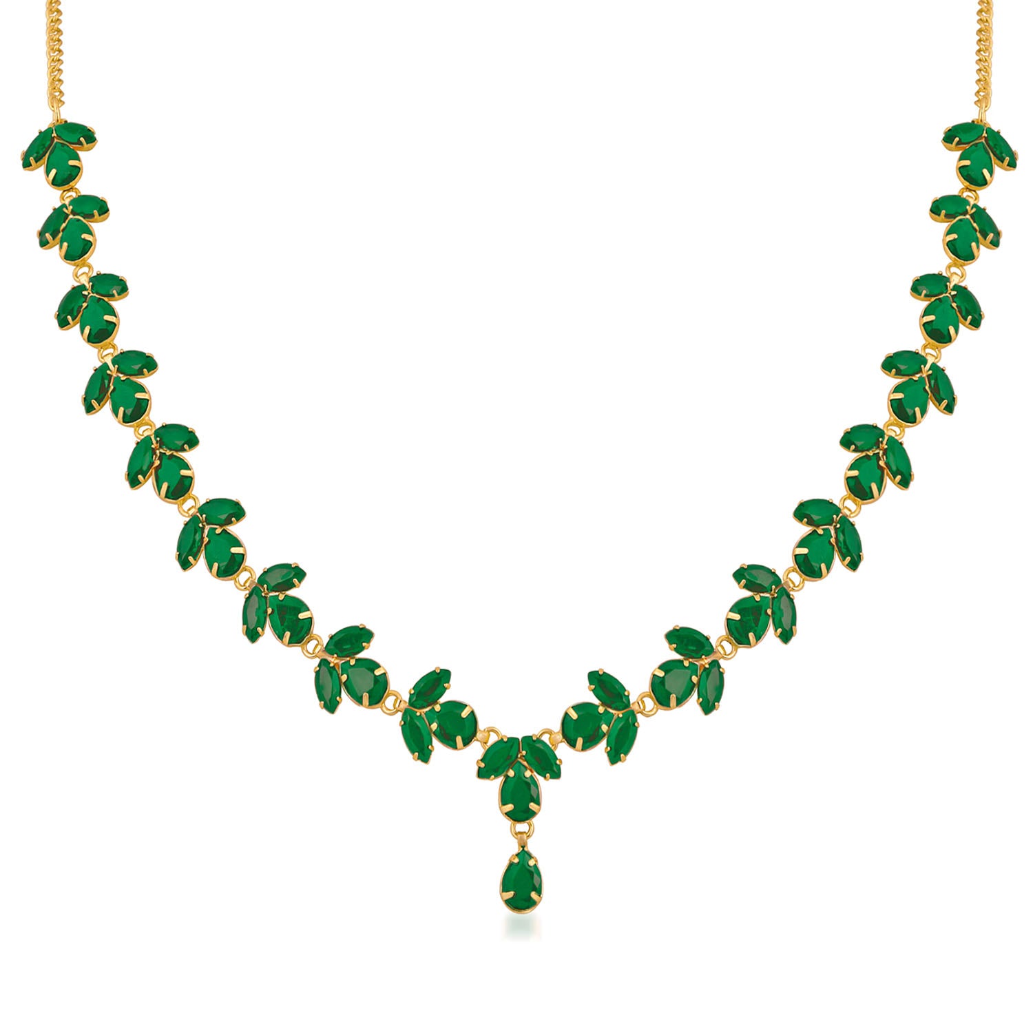 Elegant Designer Crystal Necklace