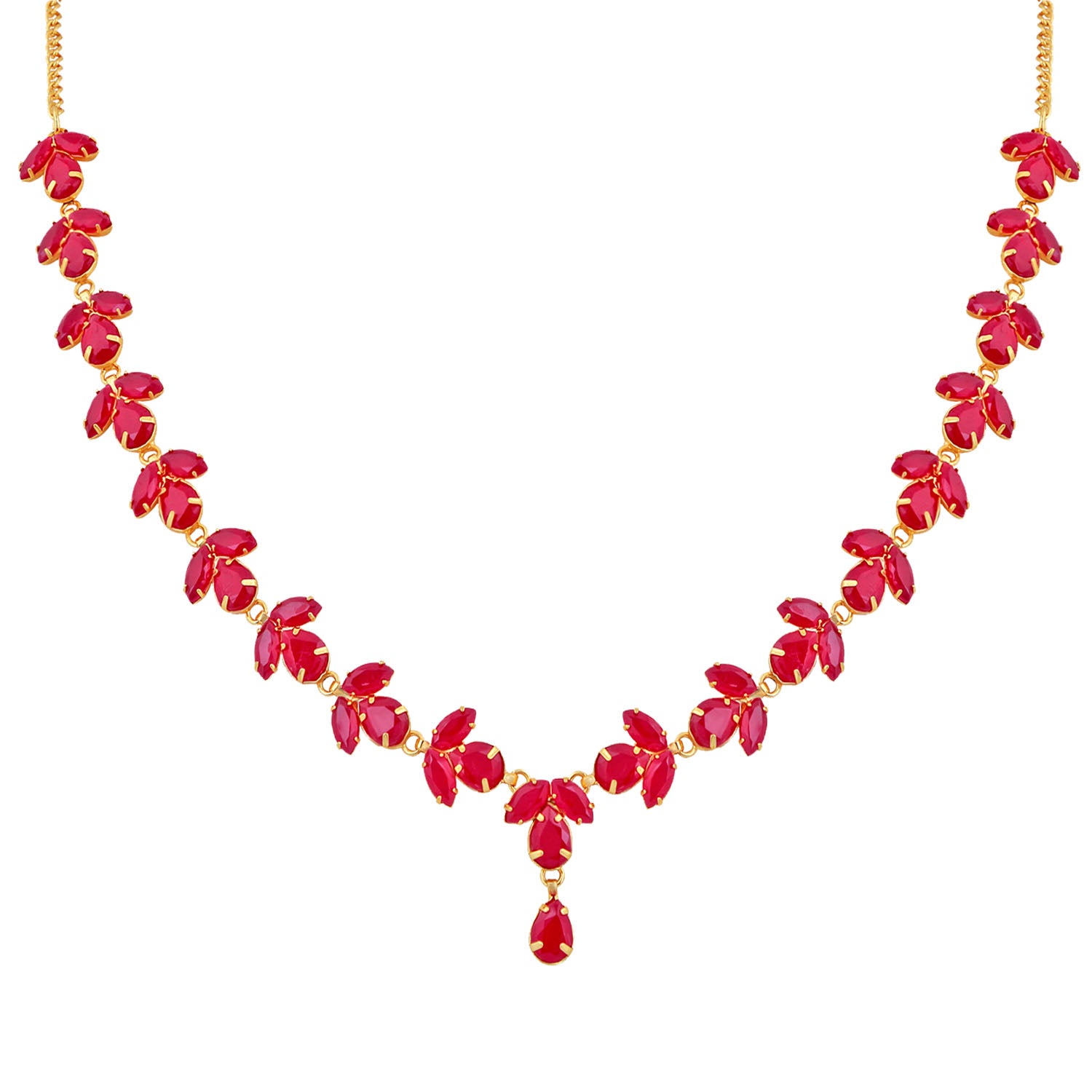 Elegant Designer Crystal Necklace