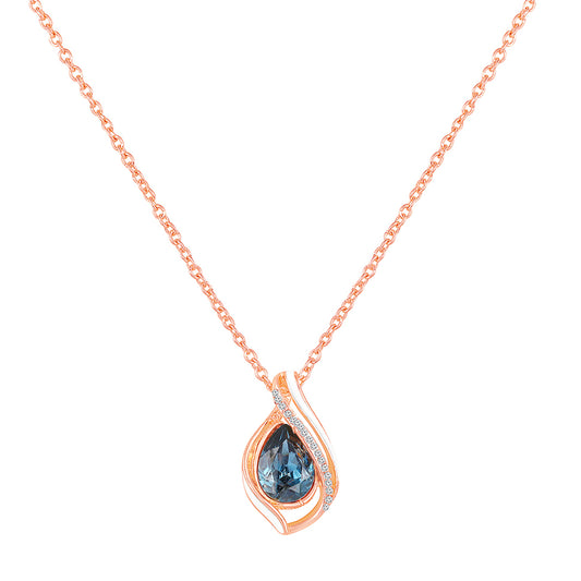 Water Drop Pendant with Chain