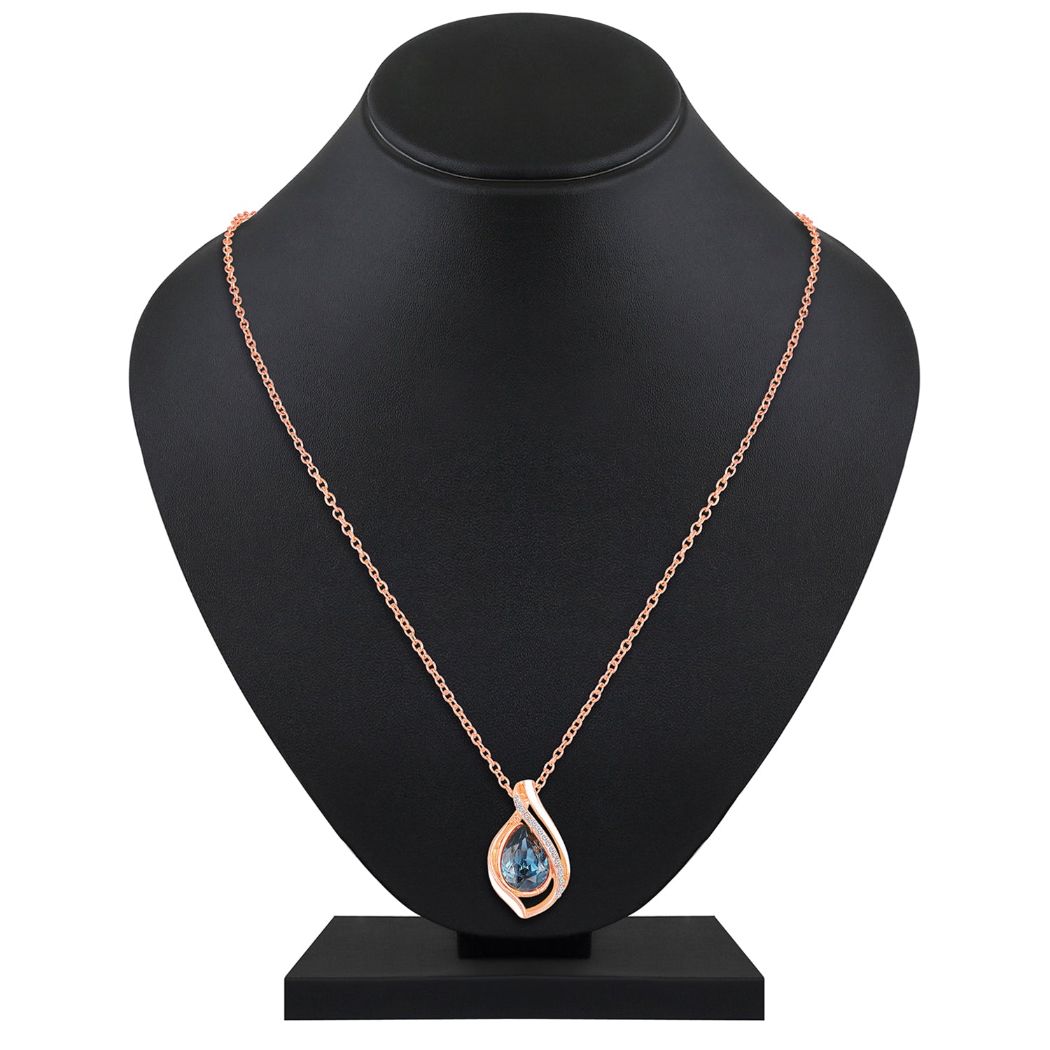 Water Drop Pendant with Chain