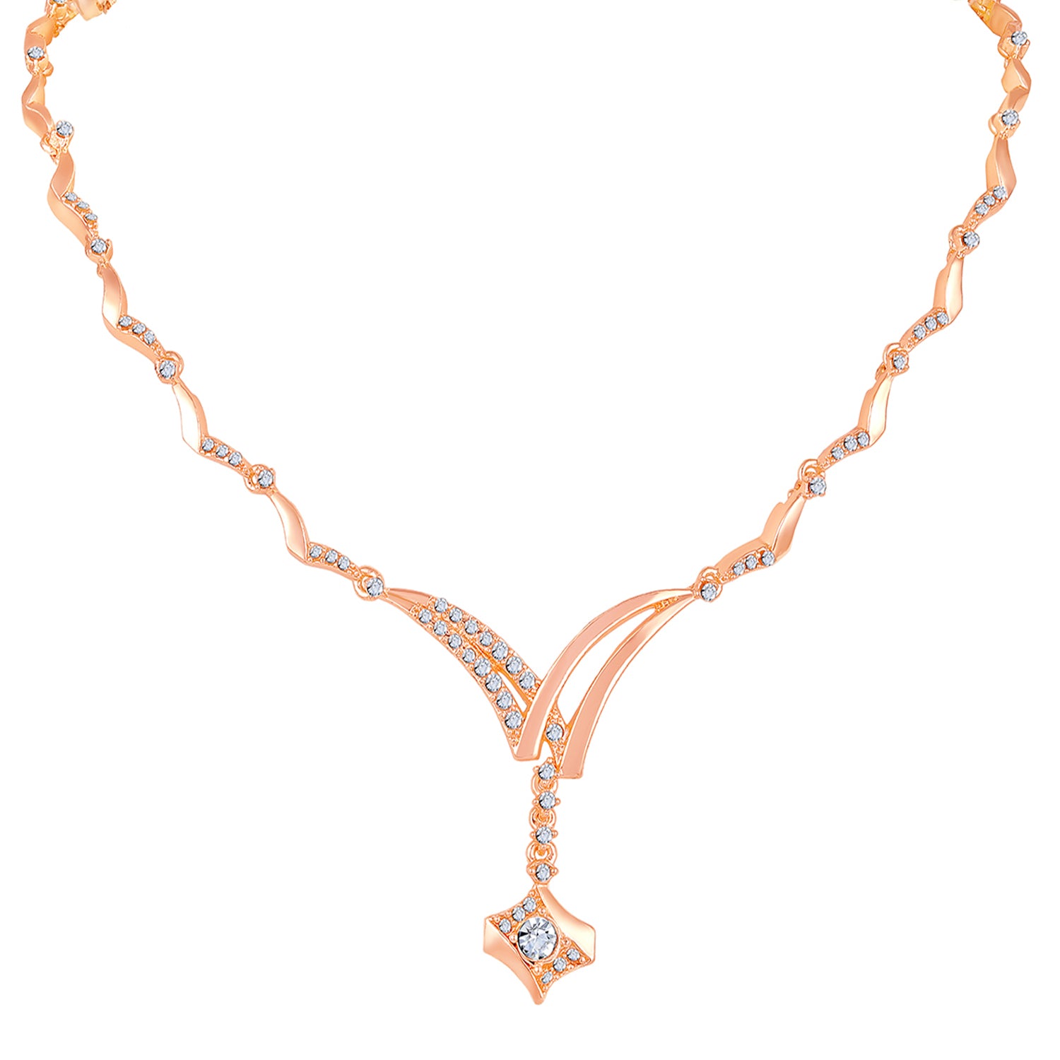 Dazzling Arc Necklace