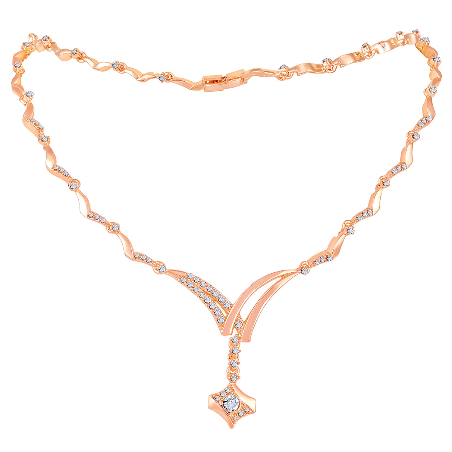 Dazzling Arc Necklace