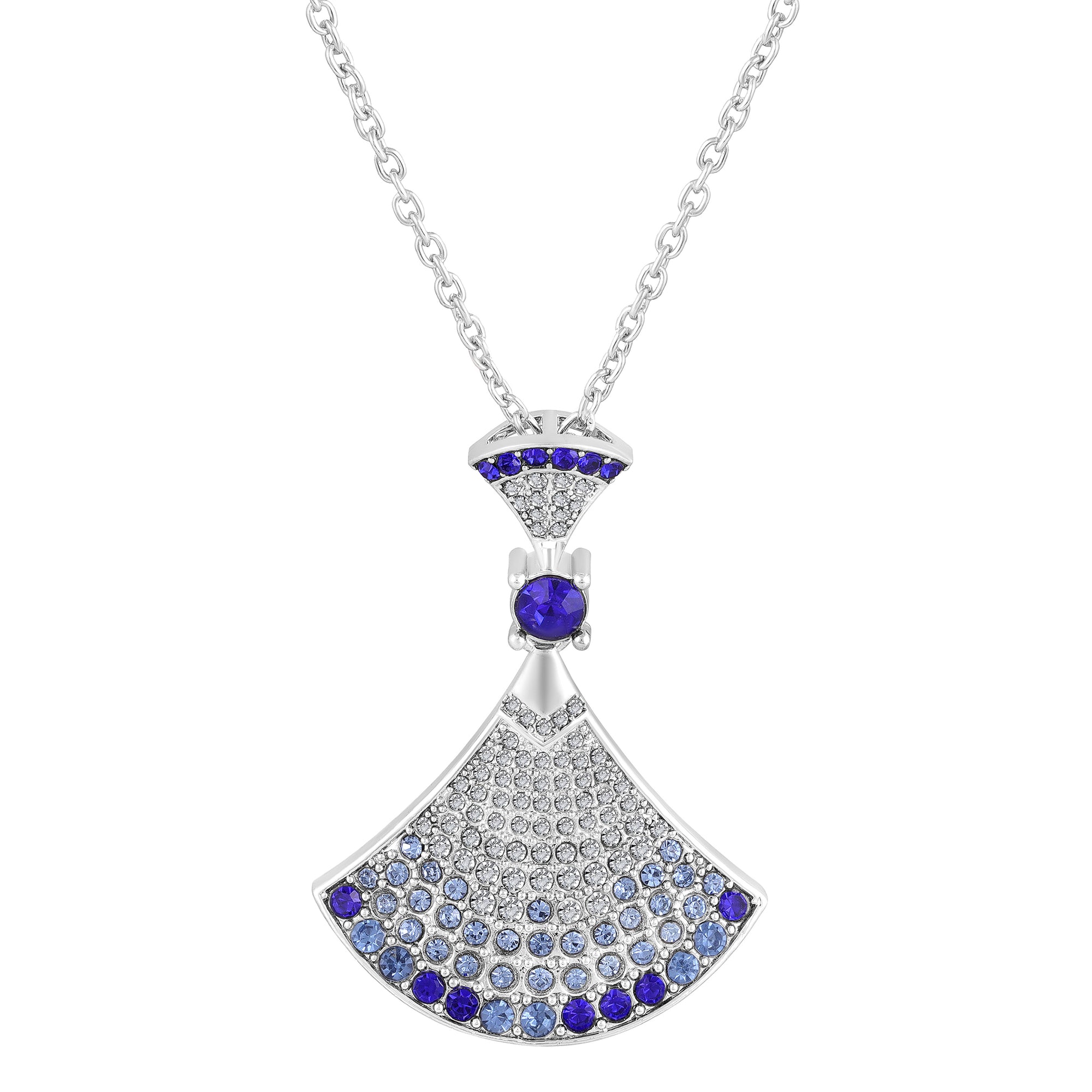 Gradient Big Skirt Pendant Necklace