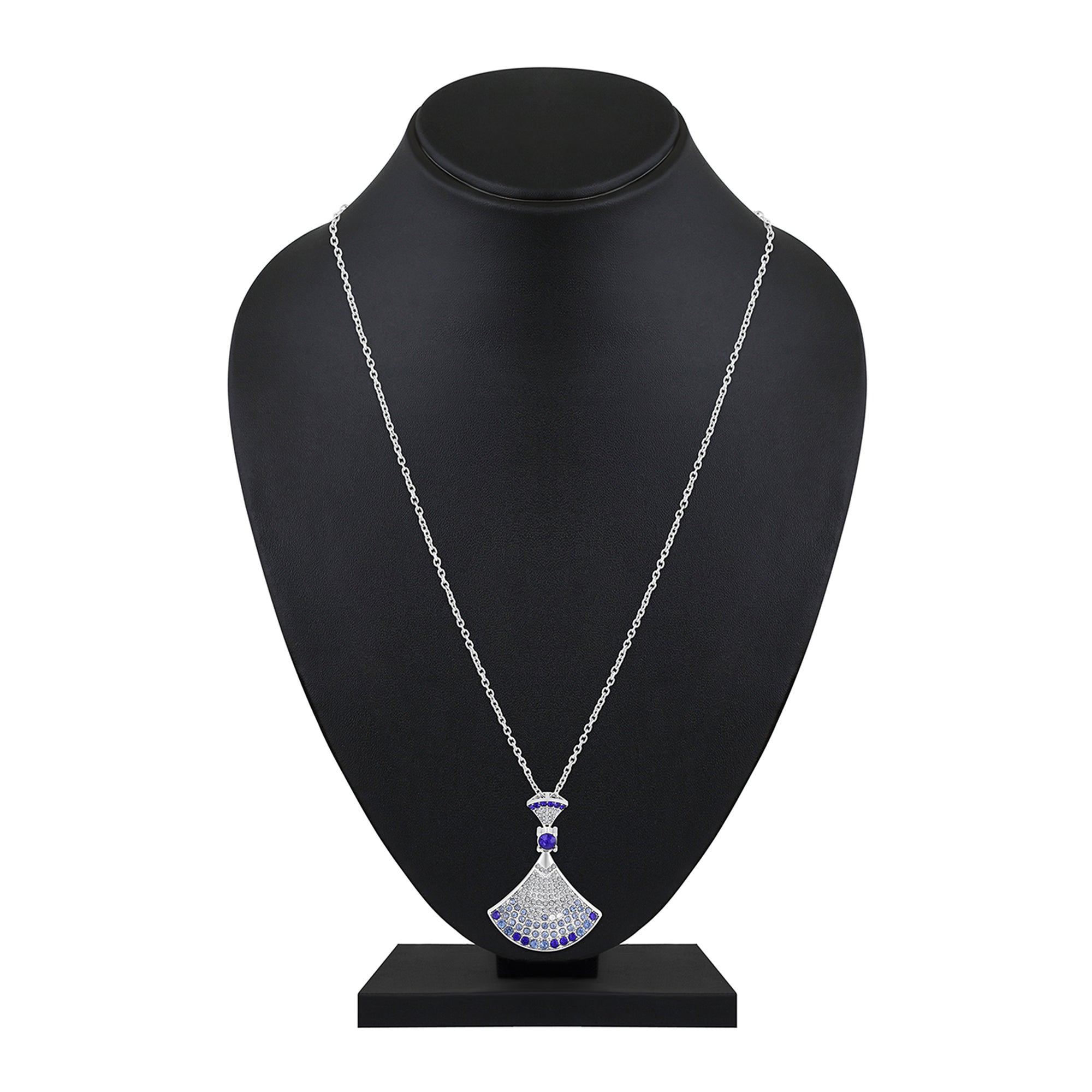 Gradient Big Skirt Pendant Necklace