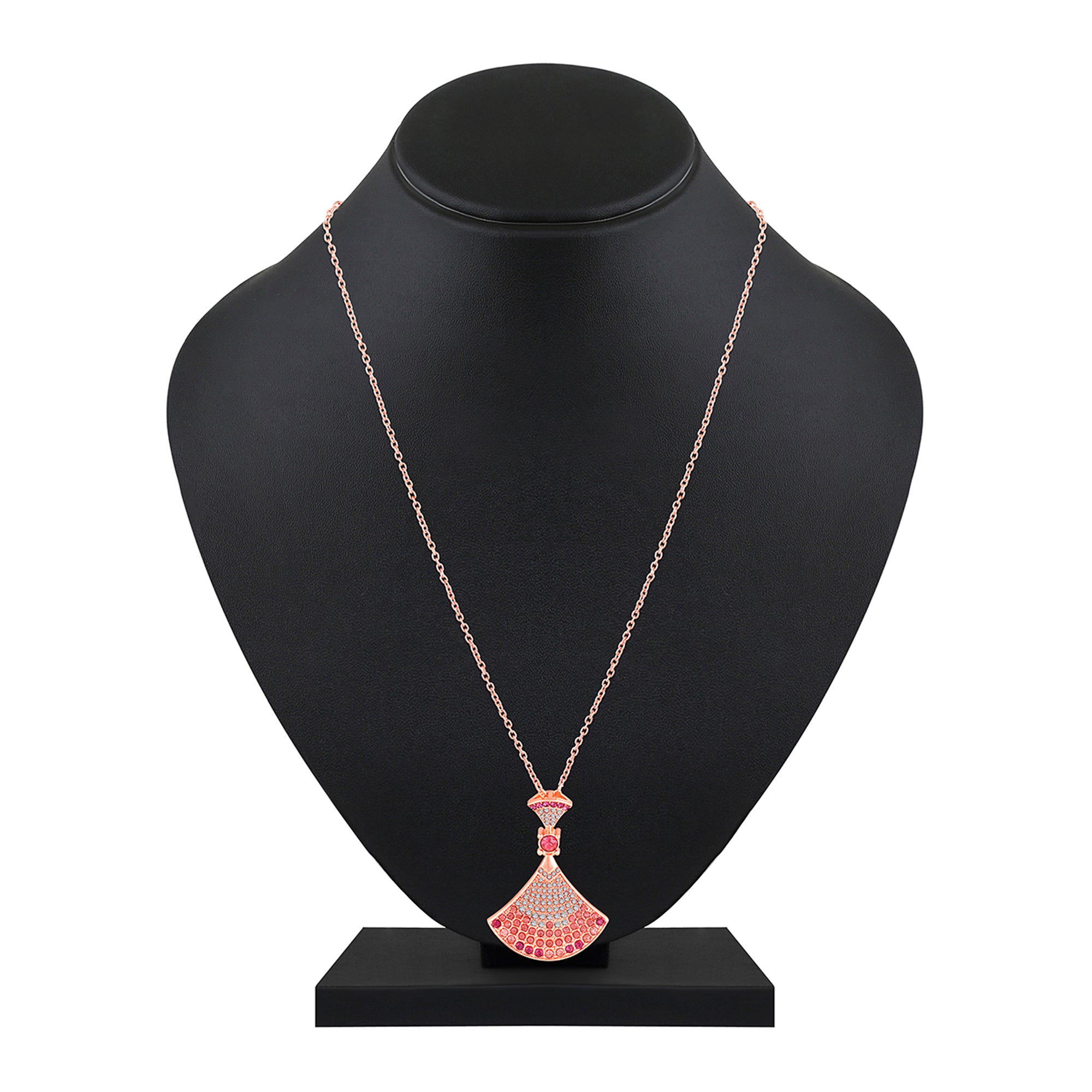 Gradient Big Skirt Pendant Necklace