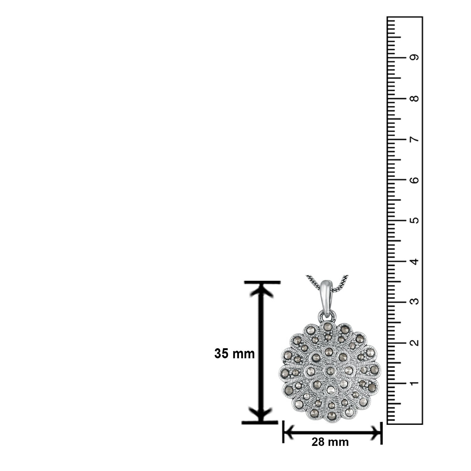 Exclusive Partywear Swarovski Cubic Zirconia Pendant