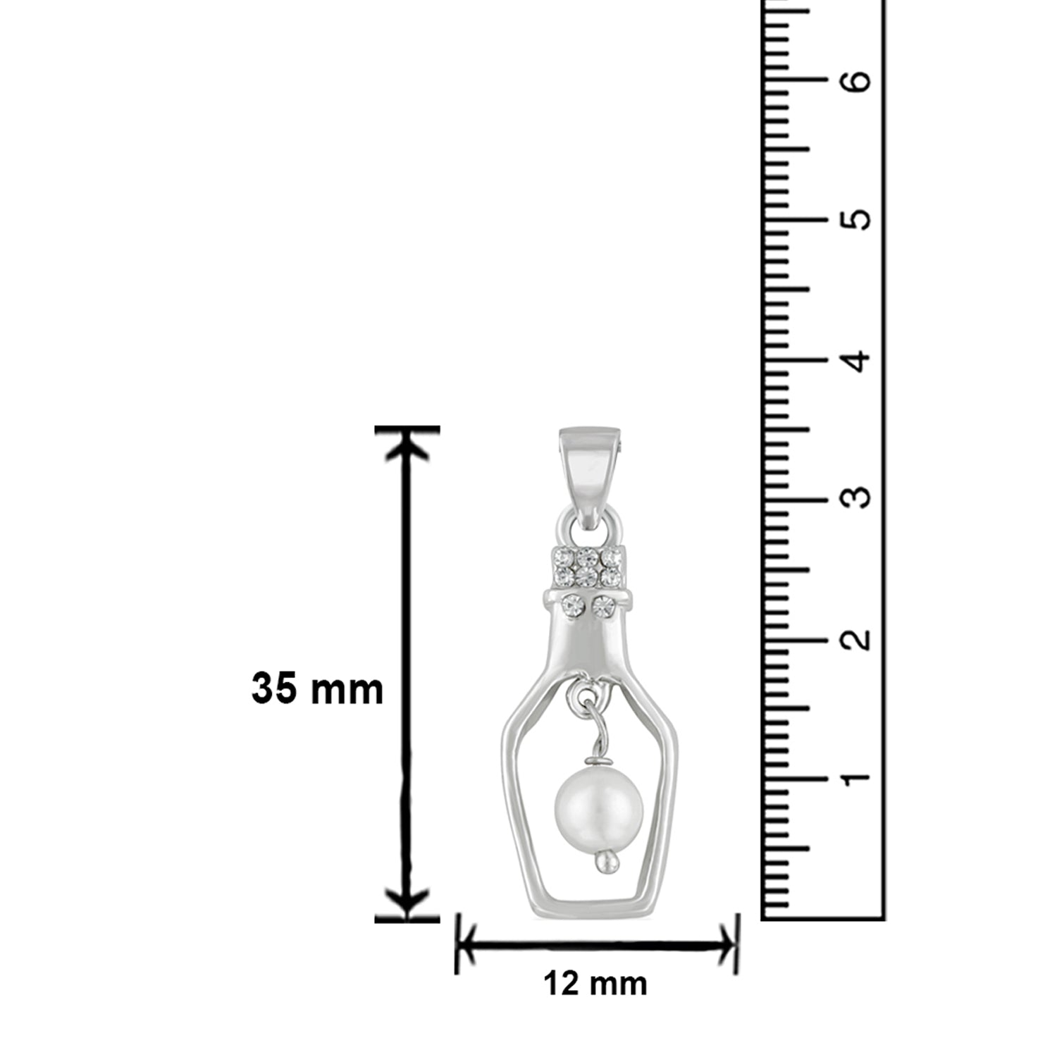 Cute Designer Bottle Pendant Necklace