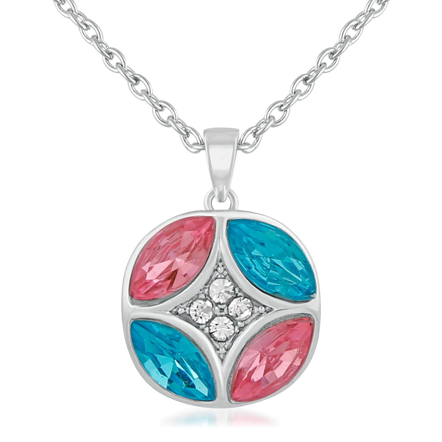 Glorious Multicolour Crystal Pendant