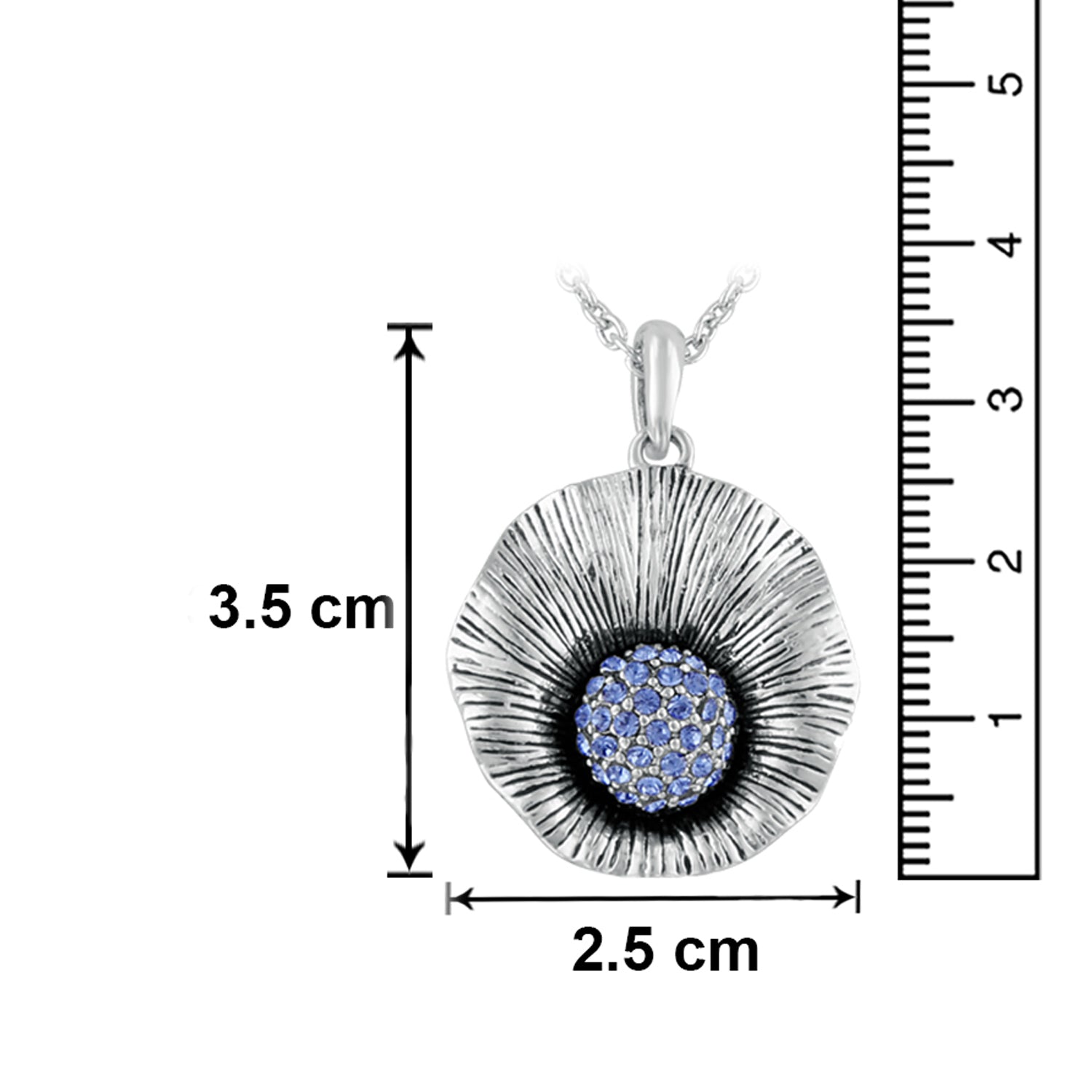 Oxidised Finish Designer Pendant