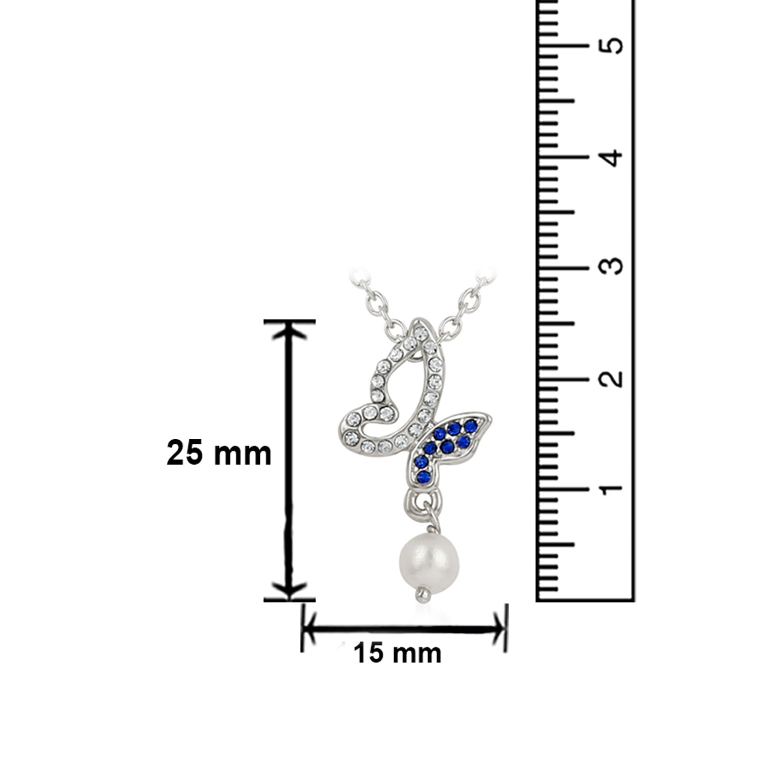 Beautiful Winged Butterfly Pendant