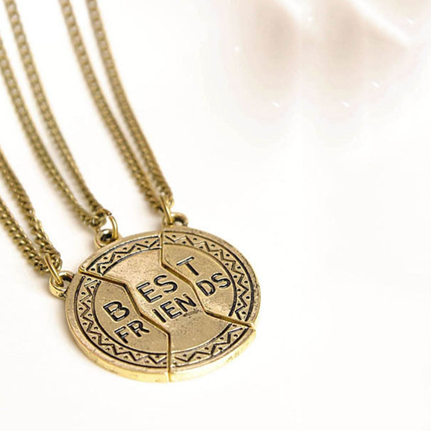 Designer Combo of Three Best Friends forever Unisex pendant