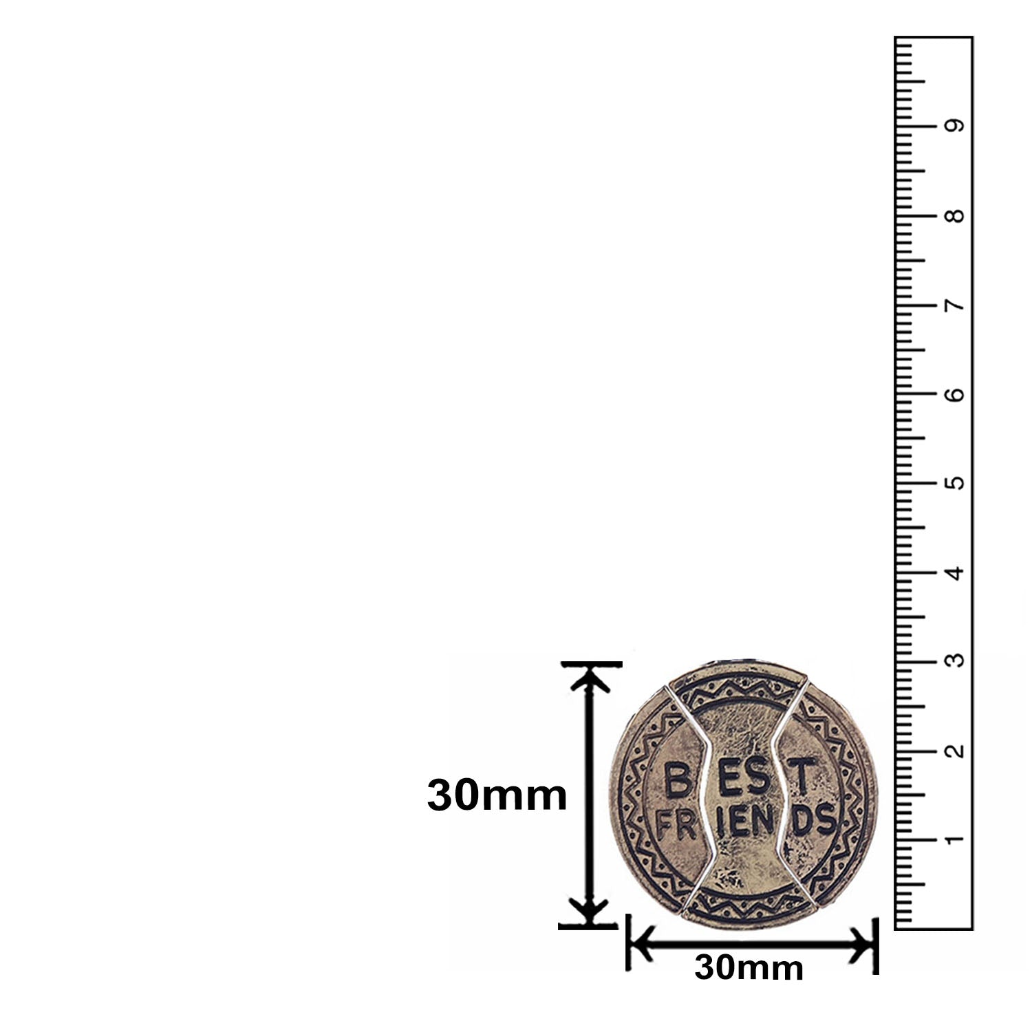 Designer Combo of Three Best Friends forever Unisex pendant