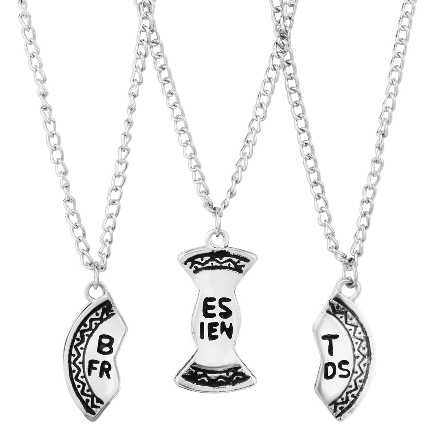 Designer Combo of Three Best Friends forever Unisex pendant