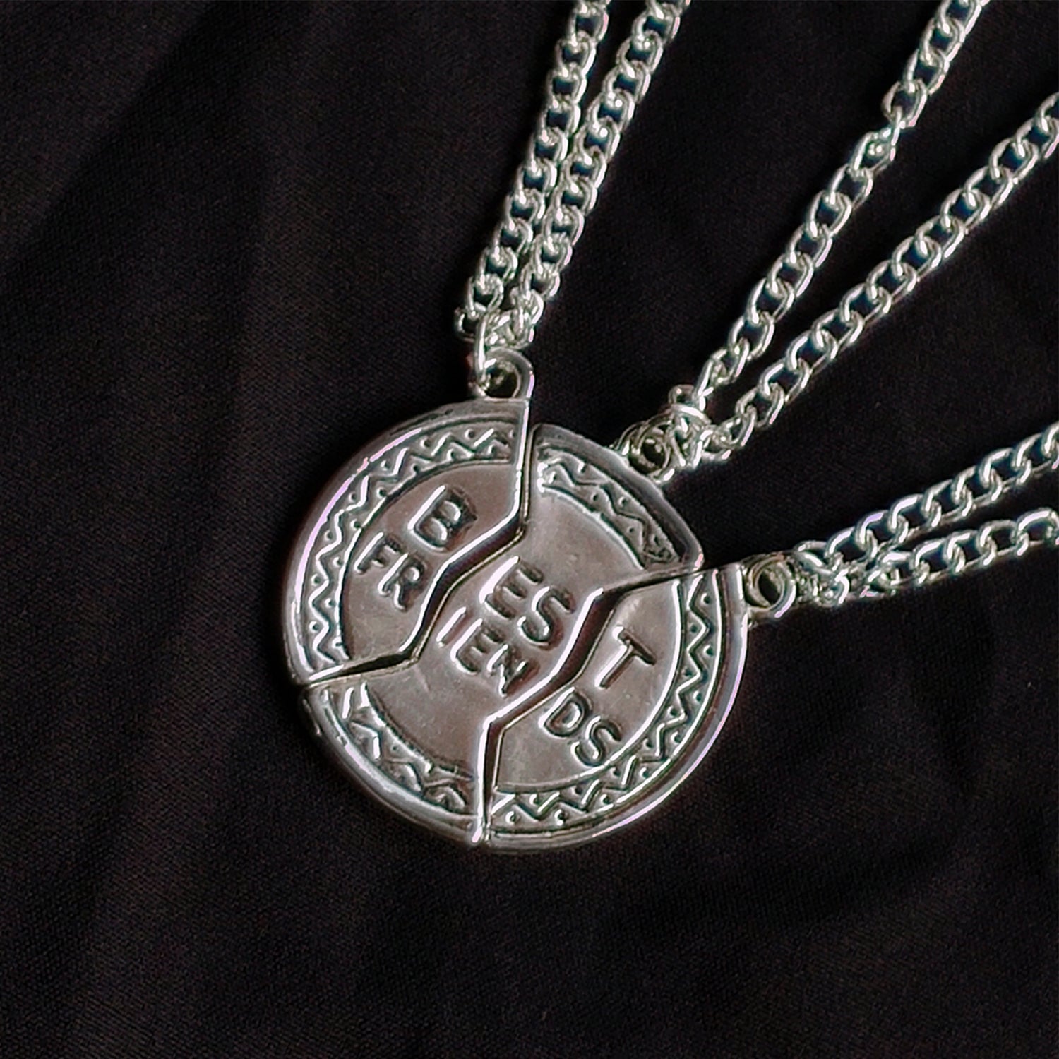 Designer Combo of Three Best Friends forever Unisex pendant