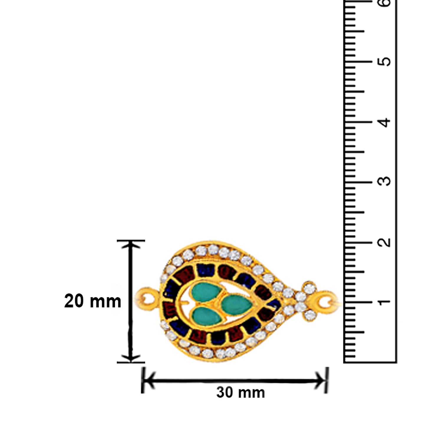 Glorious Crystal Rakhi