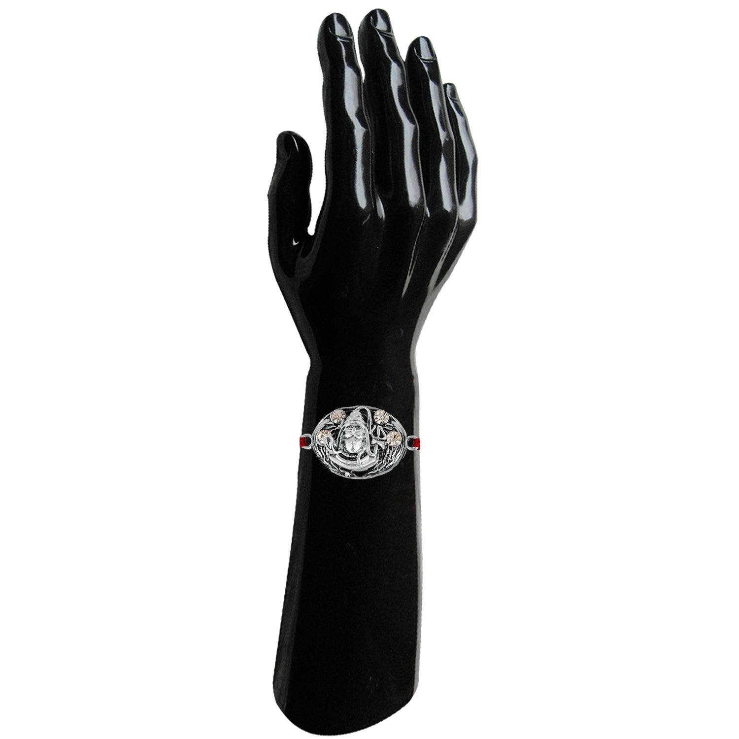 Mesmerising Lord Shiva Crystal Rakhi Bracelet