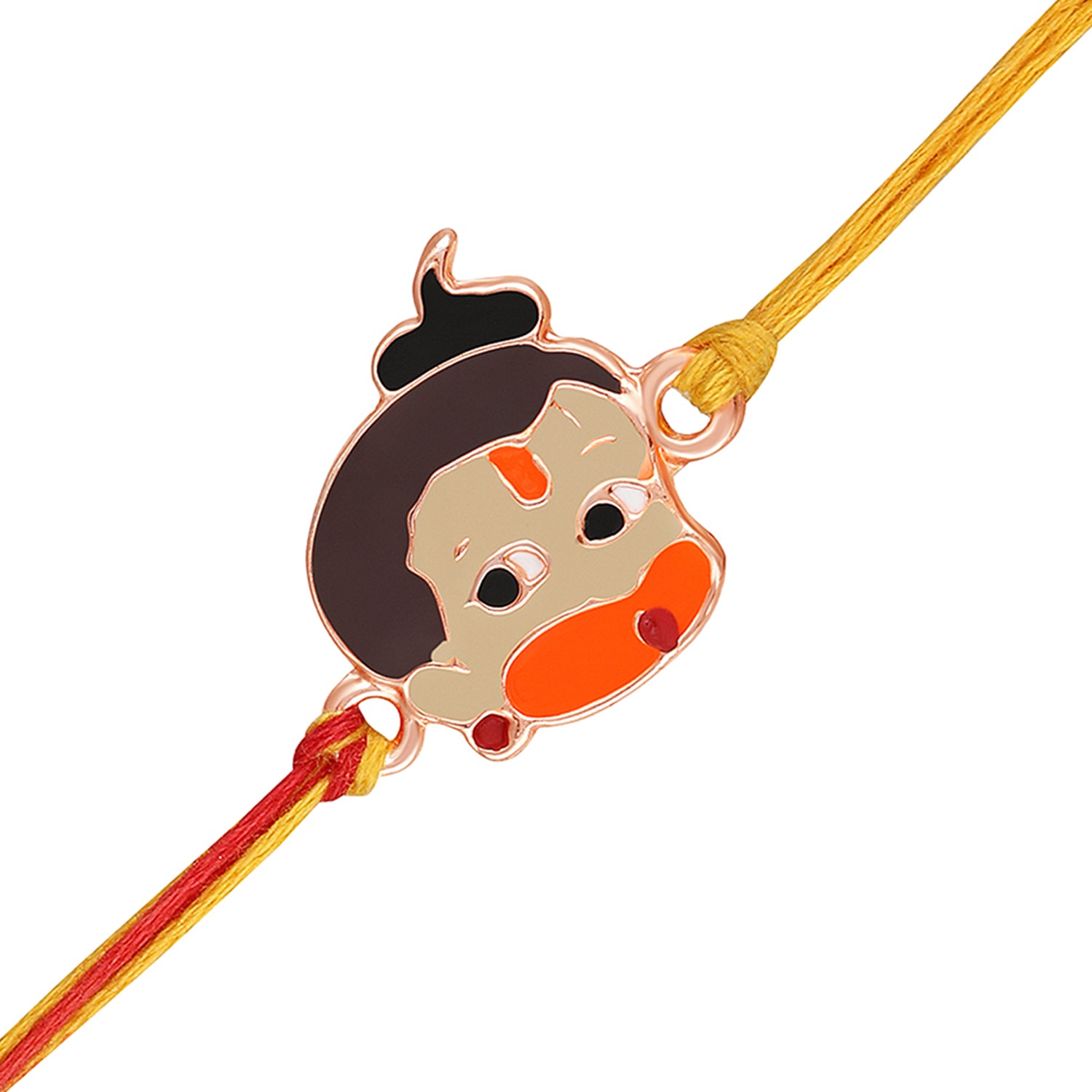 Meena Work Bal Hanuman Kids Rakhi