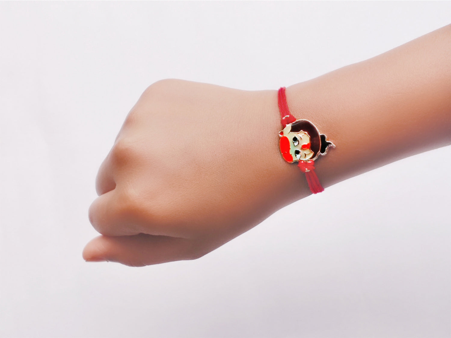 Meena Work Bal Hanuman Kids Rakhi