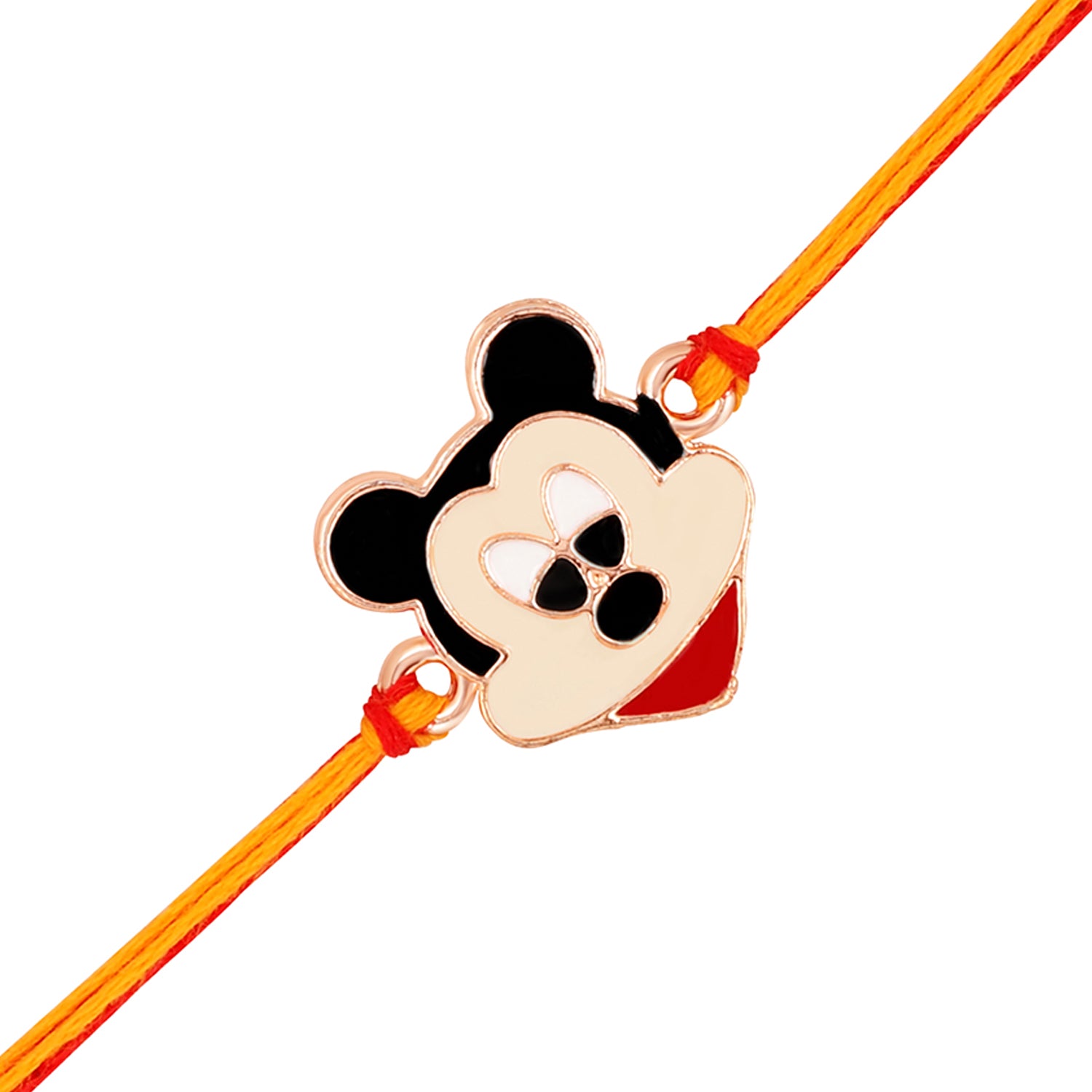 Cartoon Meenakari Work Enamel Rakhi for Kids