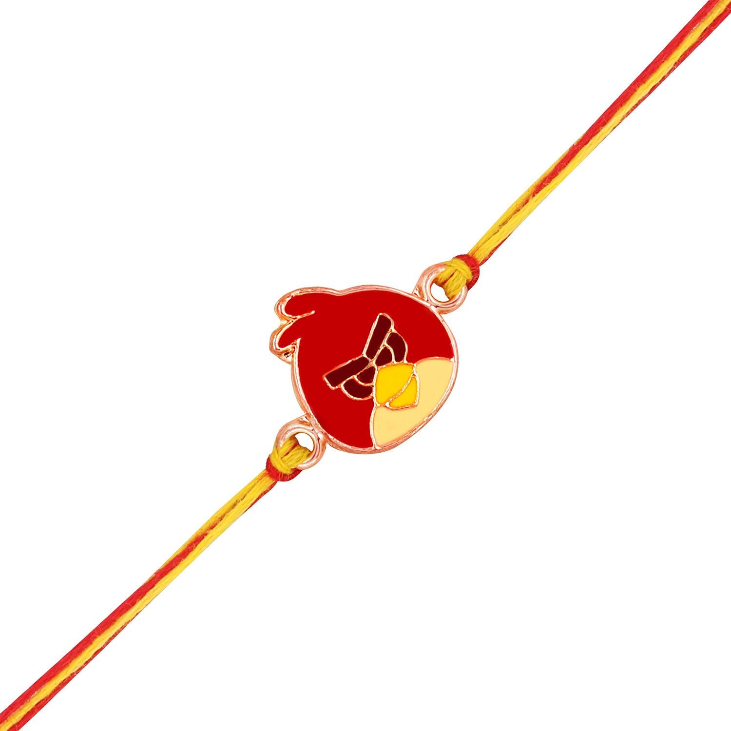 Cartoon Meenakari Work Enamel Rakhi for Kids