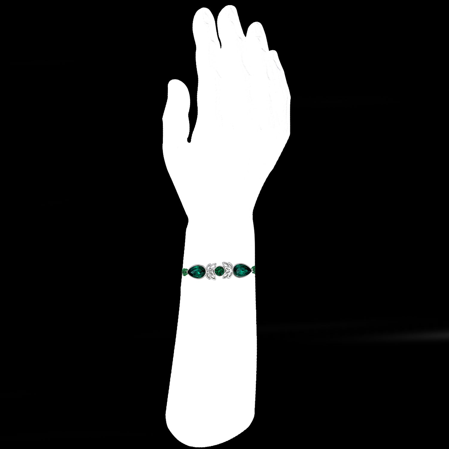 Green Water Drop Rakhi