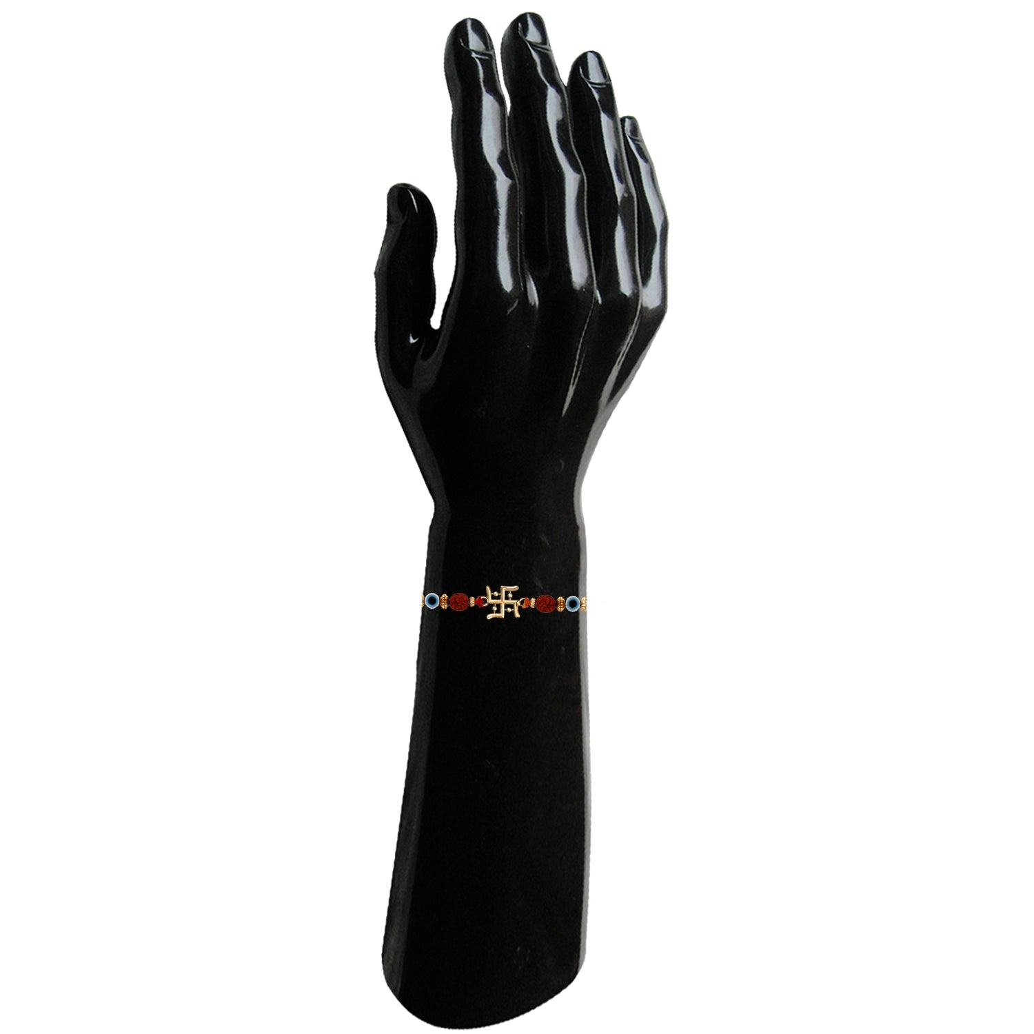 Evil Eye and Swastik Rakhi for Bhaiya