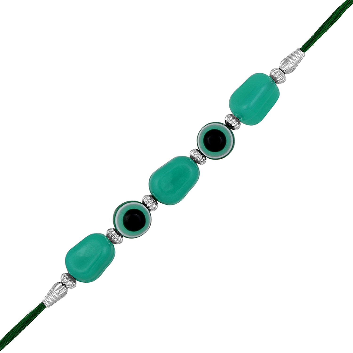 Green Evil Eye Rakhi
