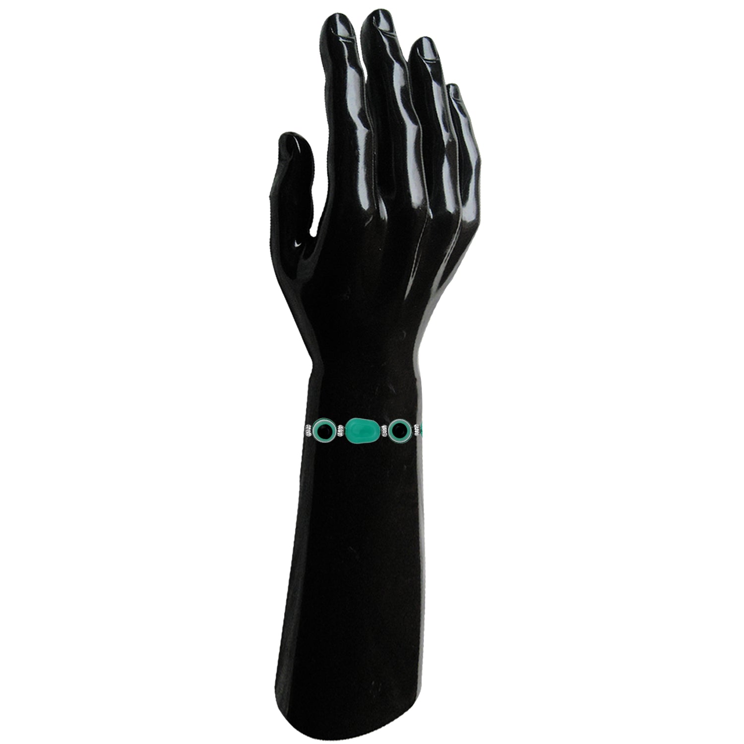 Green Evil Eye Rakhi