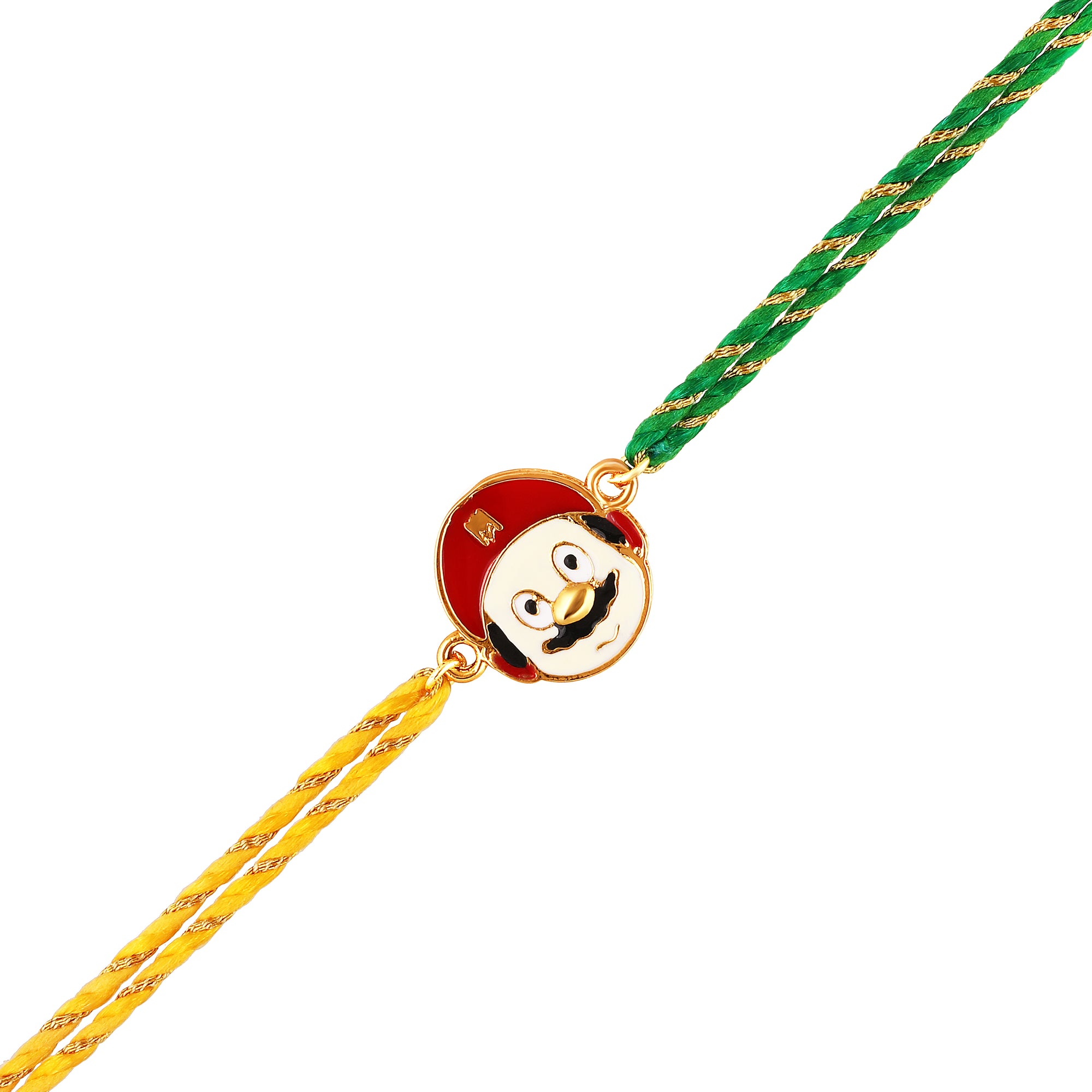 Meena Work Enameled Cartoon Rakhi