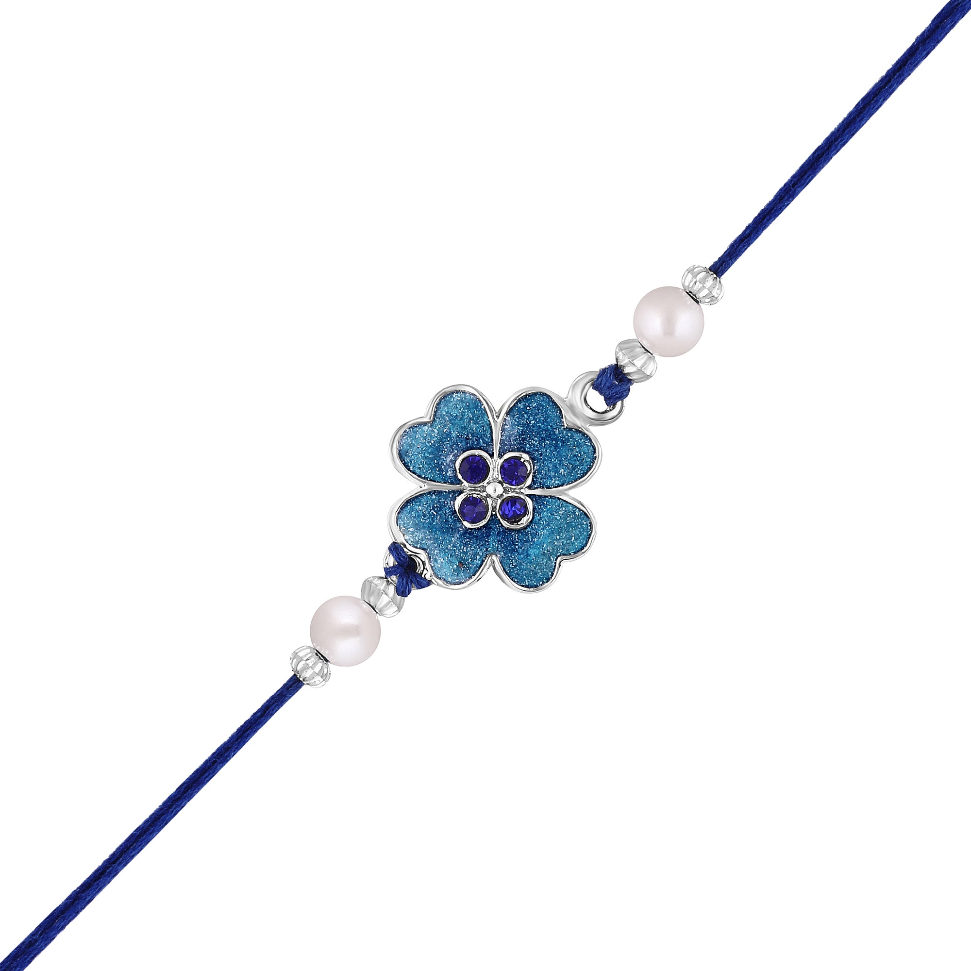 Floral Multicolor Meenakari Work Rakhi