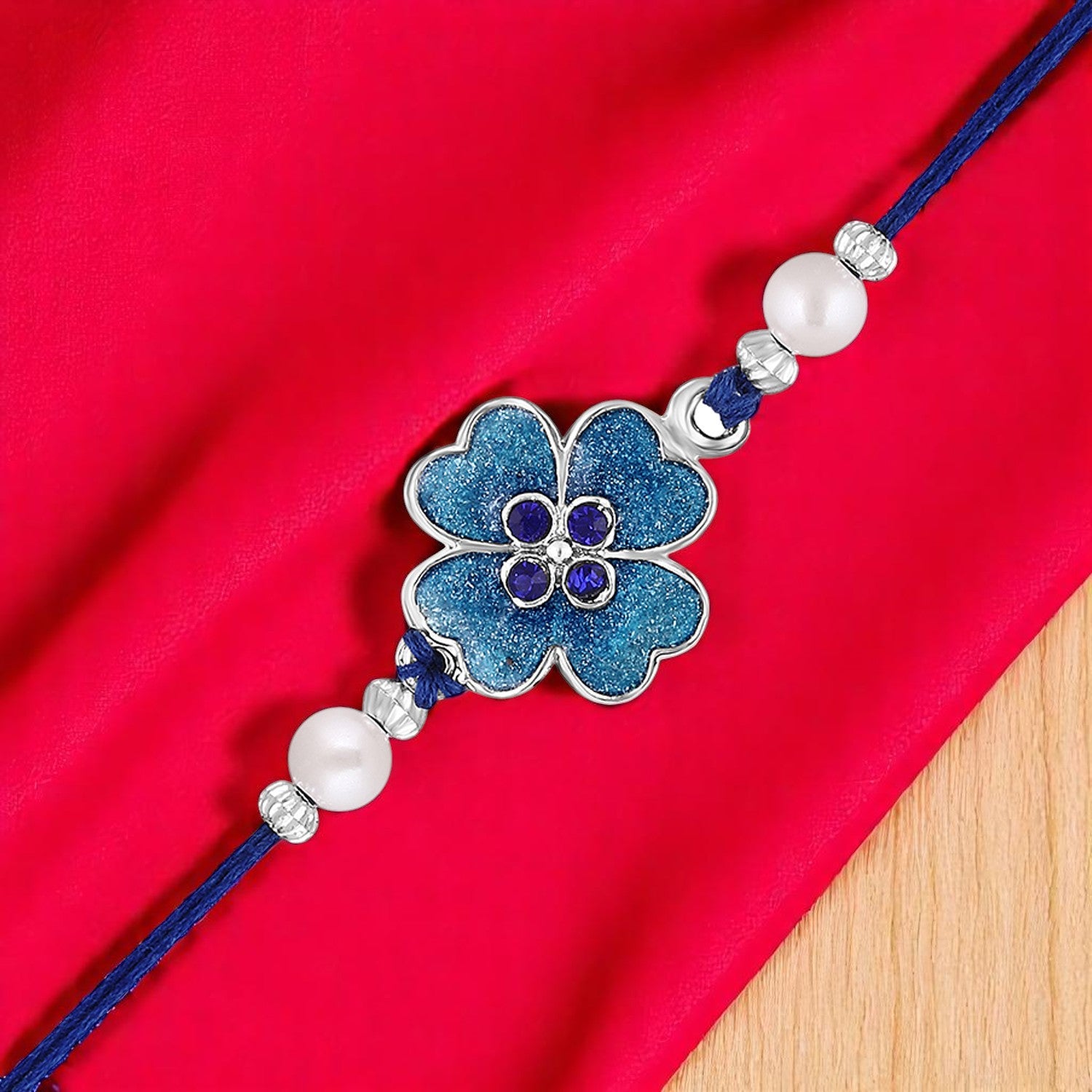 Floral Multicolor Meenakari Work Rakhi