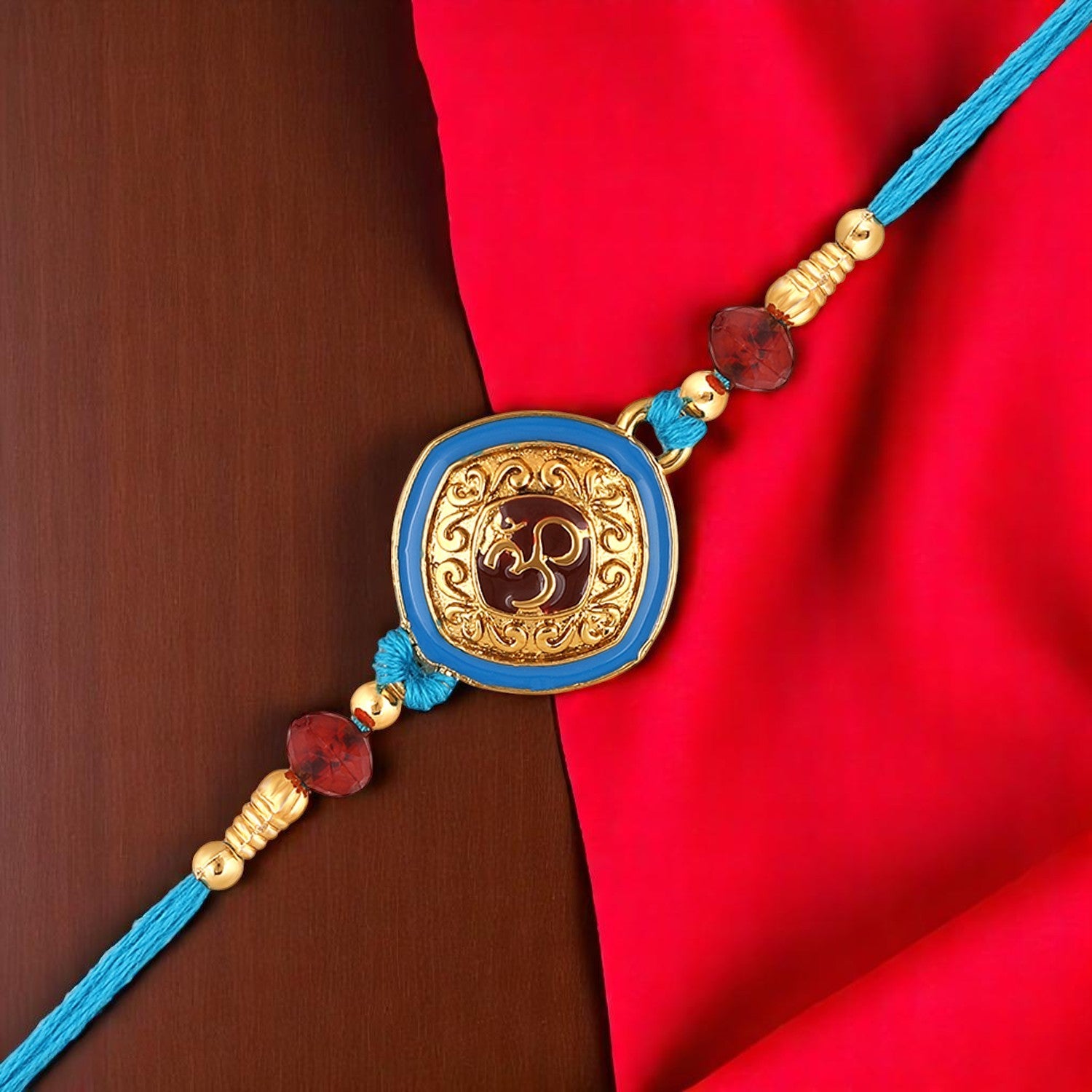 Meena Enamel OM Rakhi