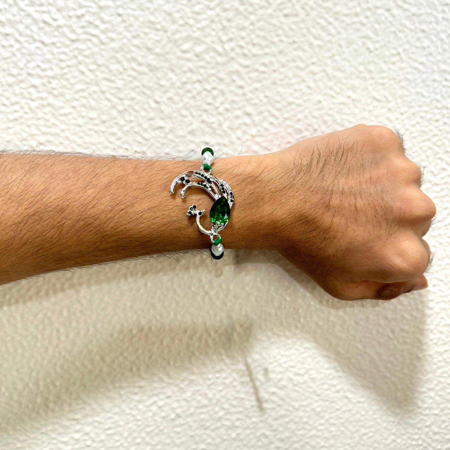 Peacock-Shaped Bhaiya Rakhi