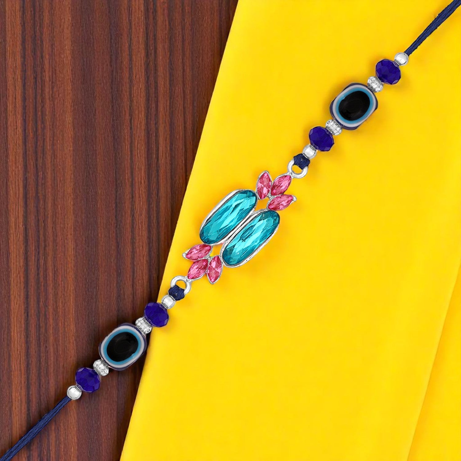 Simple and Classic Evil Eye Bhaiya Rakhi