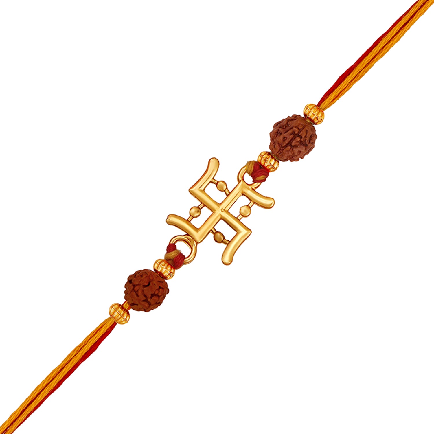Swastik and Rudraksha Bhaiya Rakhi