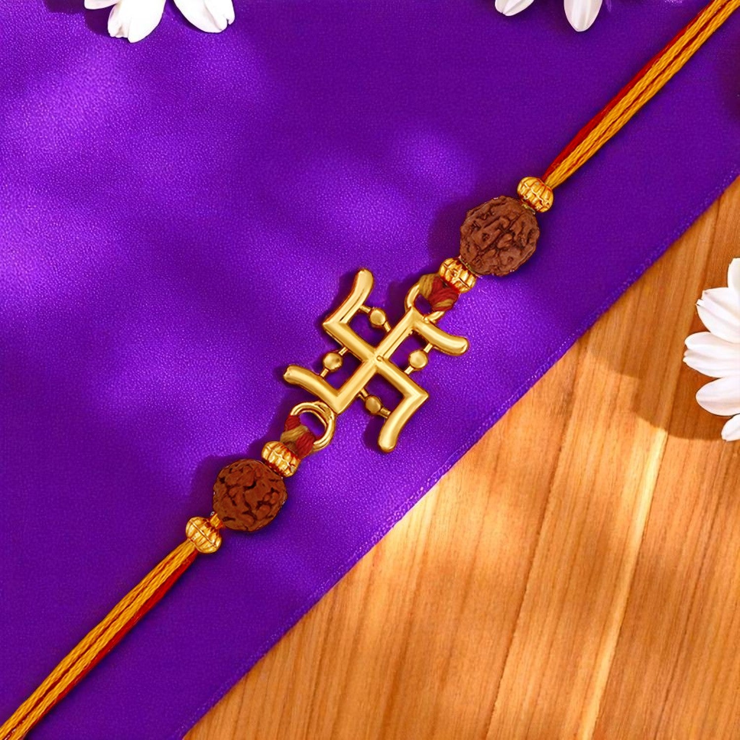 Swastik and Rudraksha Bhaiya Rakhi
