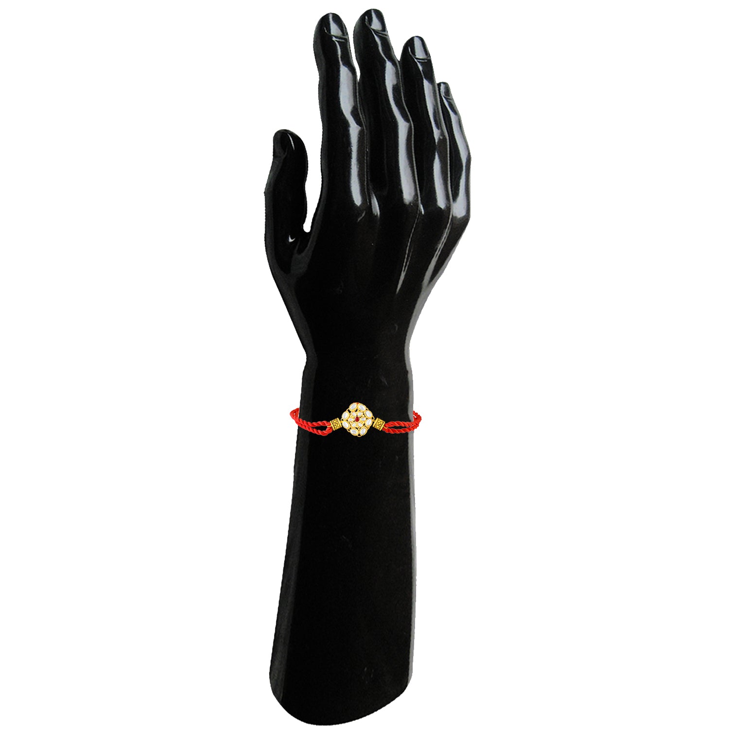 Traditional Kundan Rakhi for Brother