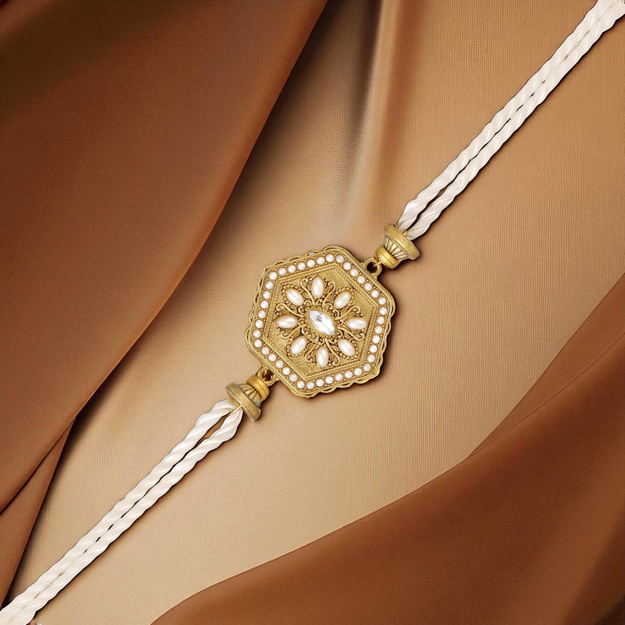 Royal Hexagonal Rakhi for Brother