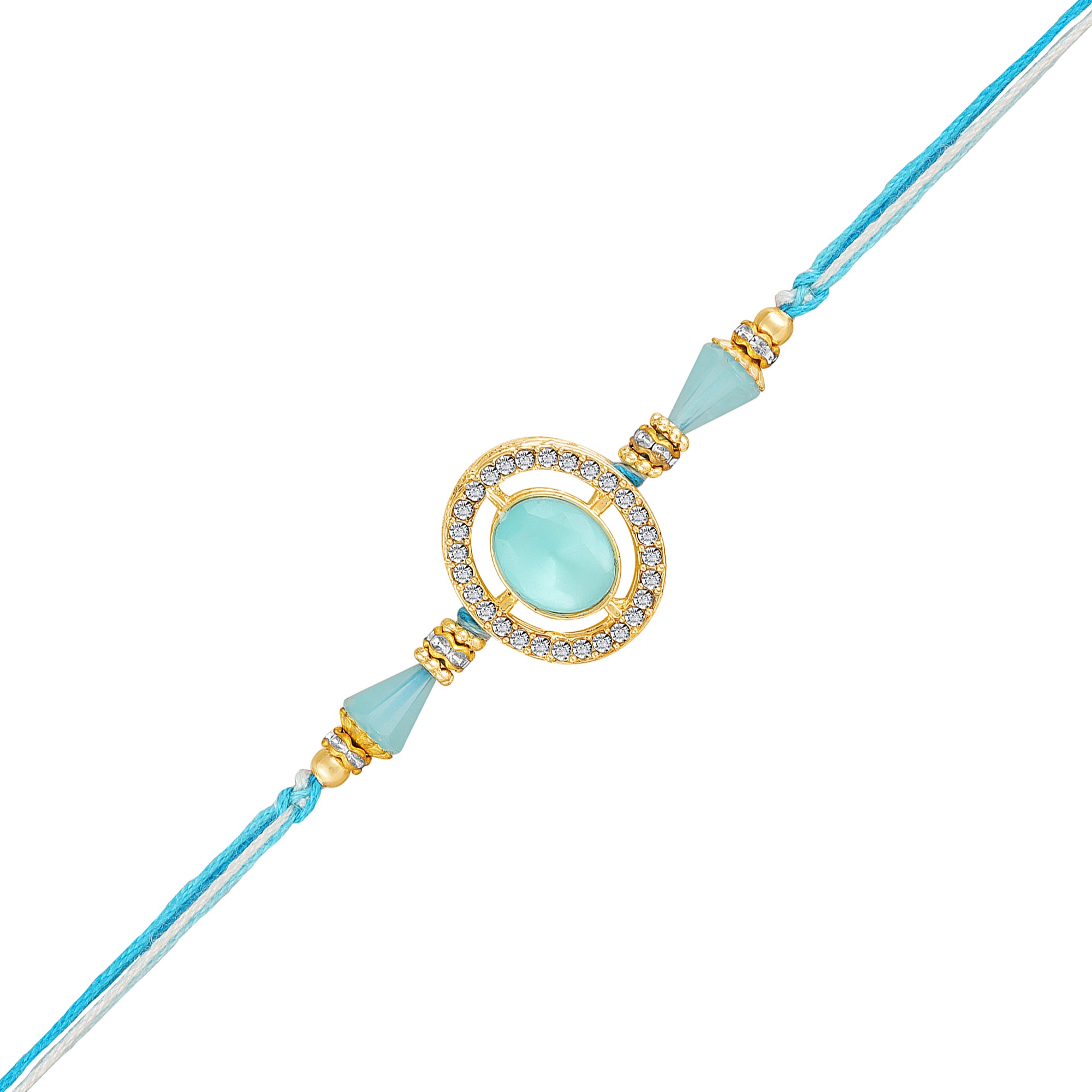 Elegant Stone Rakhi for Brother