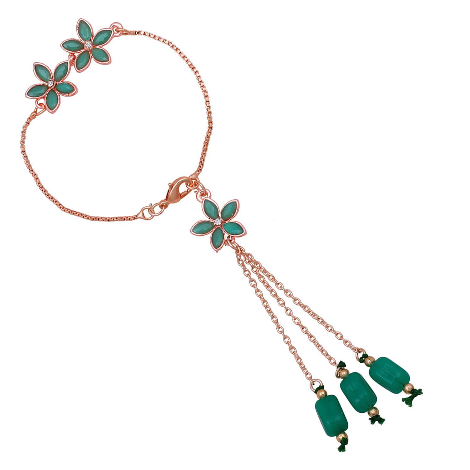 Green Floral Lumba Rakhi