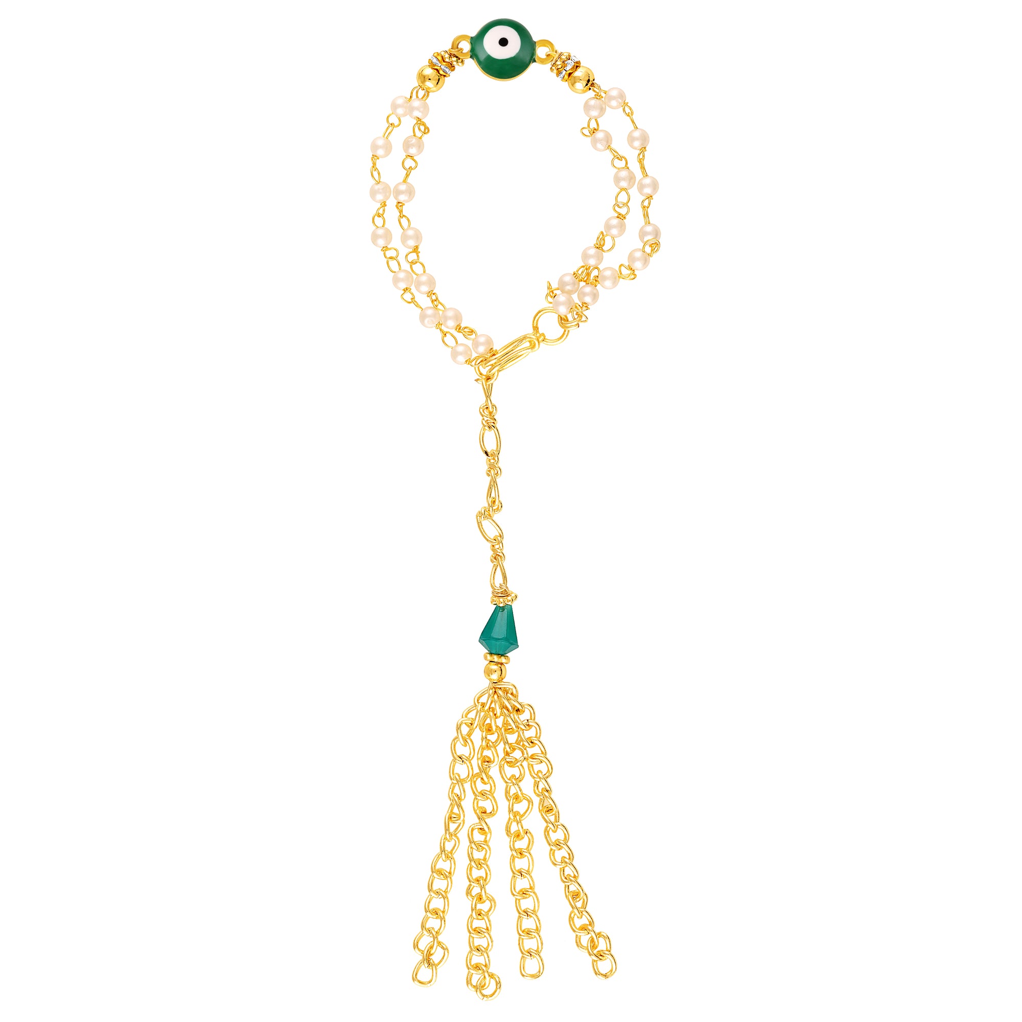 Elegant Evil Eye Lumba Rakhi for Bhabhi