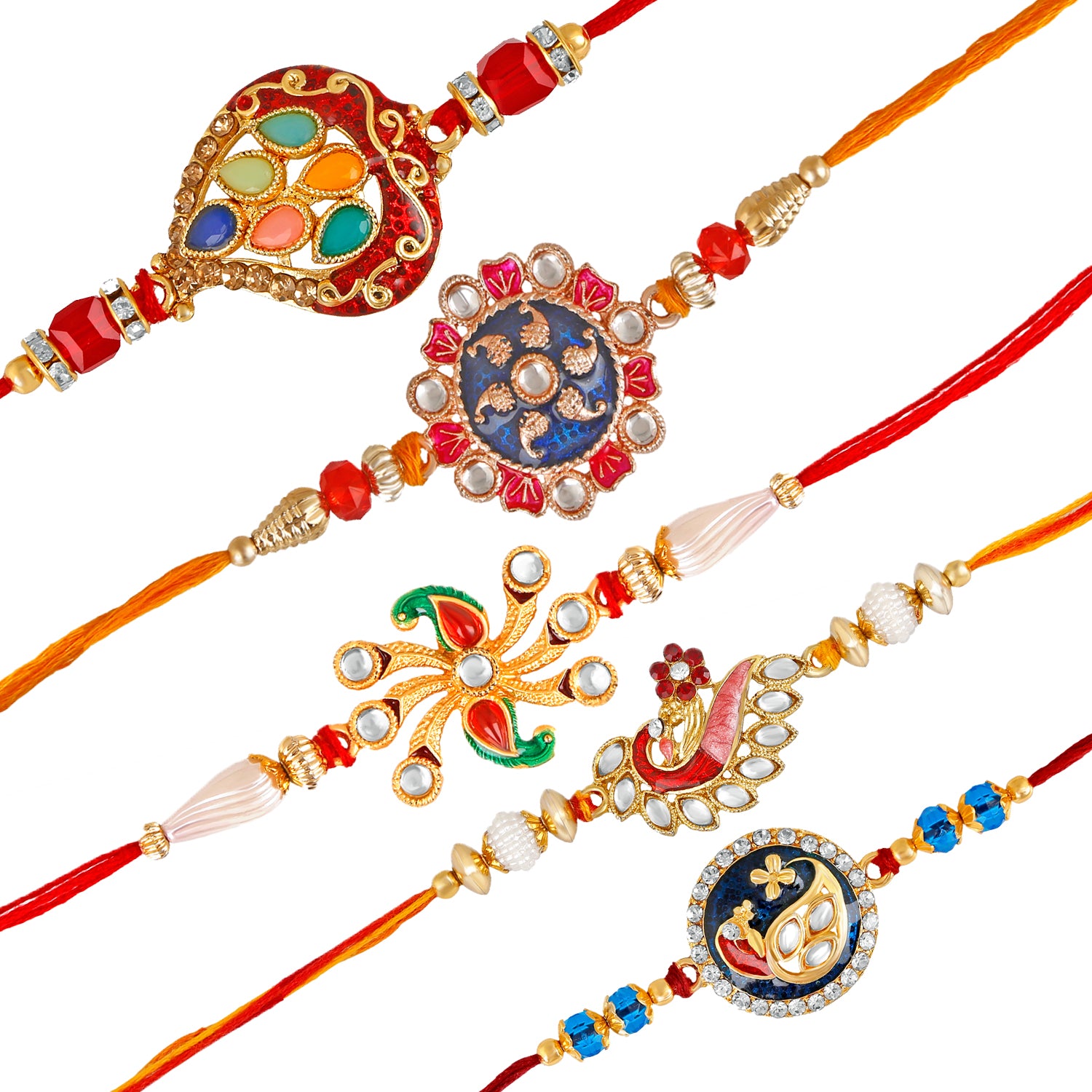 Combo of Designer Rakhi Bracelet