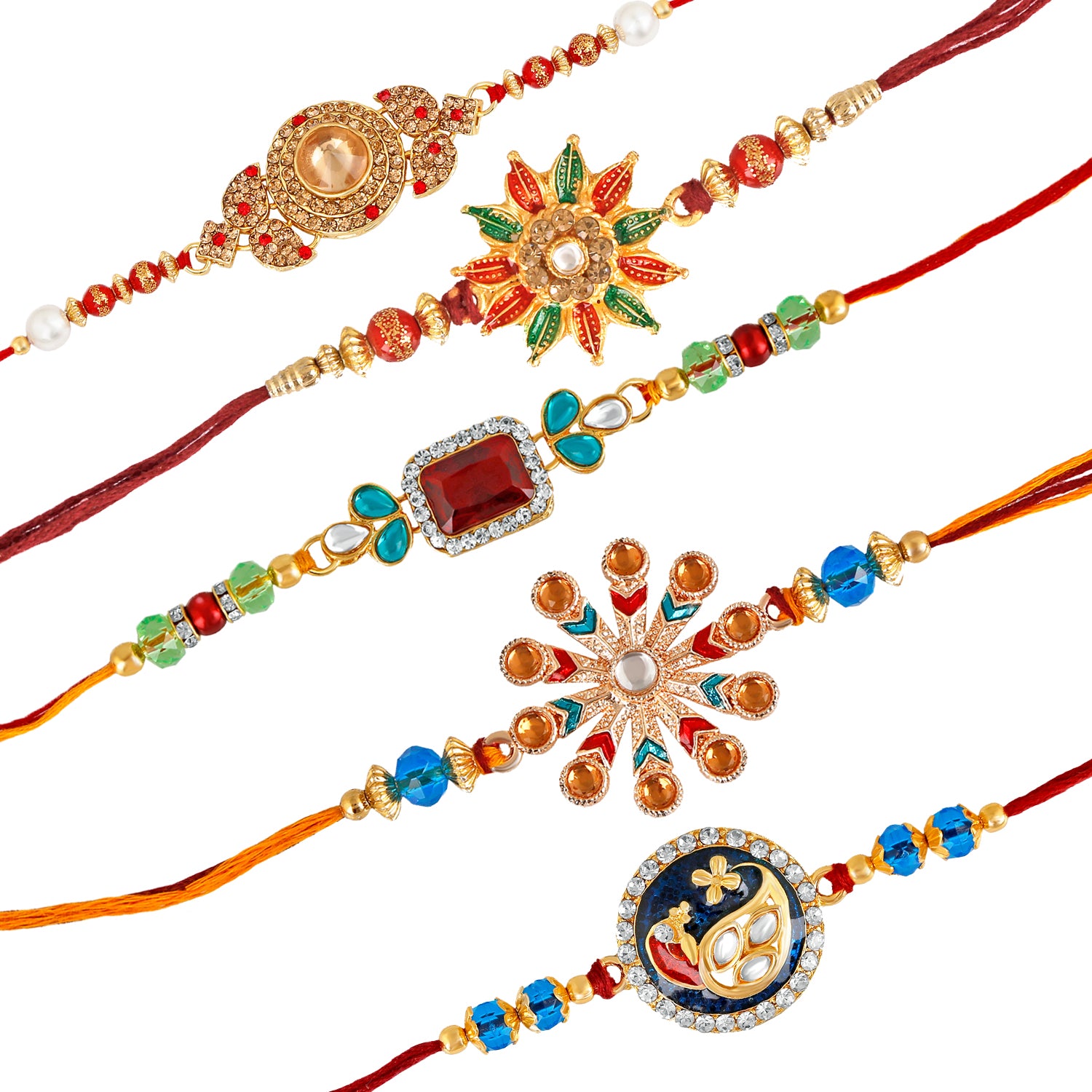 Combo of Designer Rakhi Bracelet