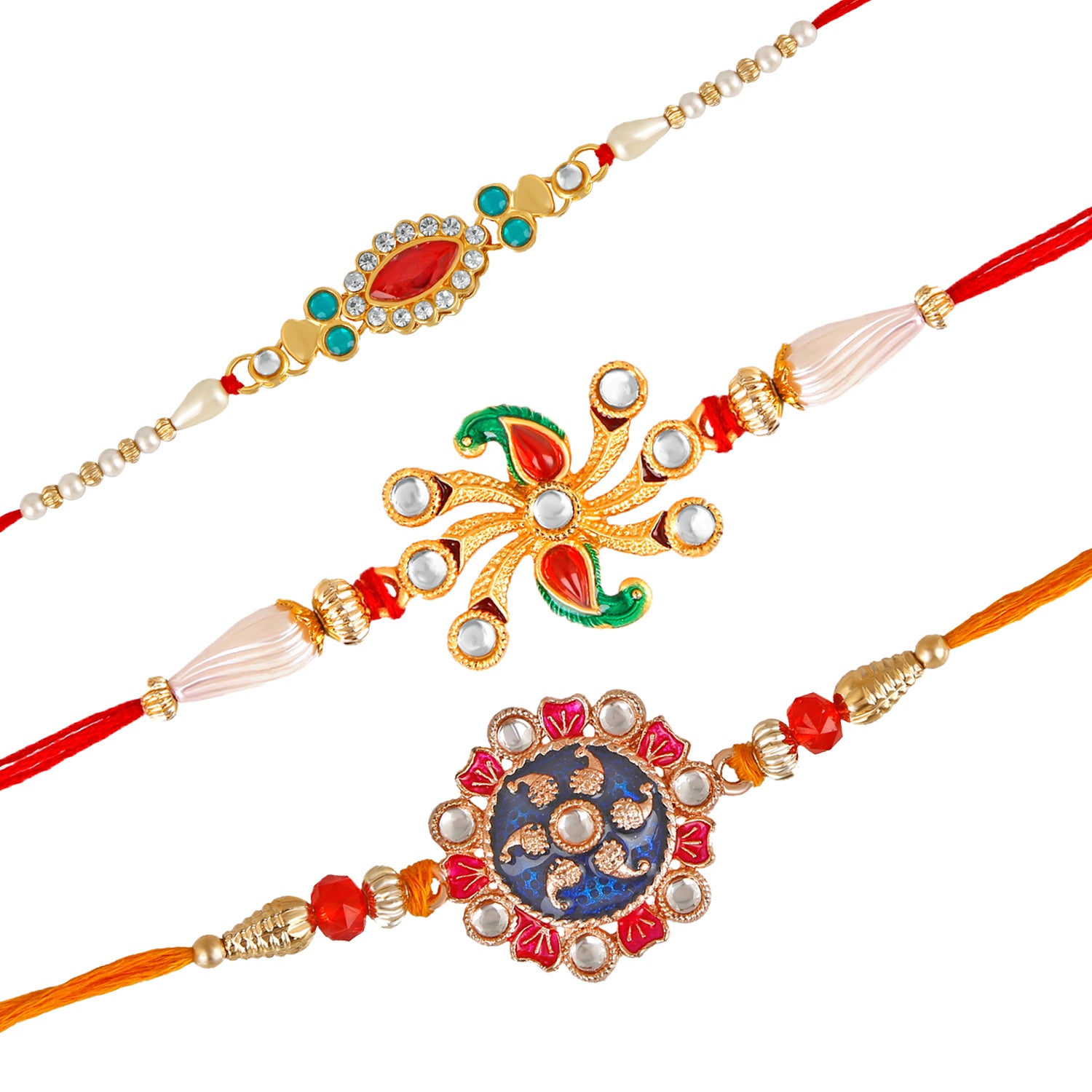 Combo of Designer Rakhi Bracelet