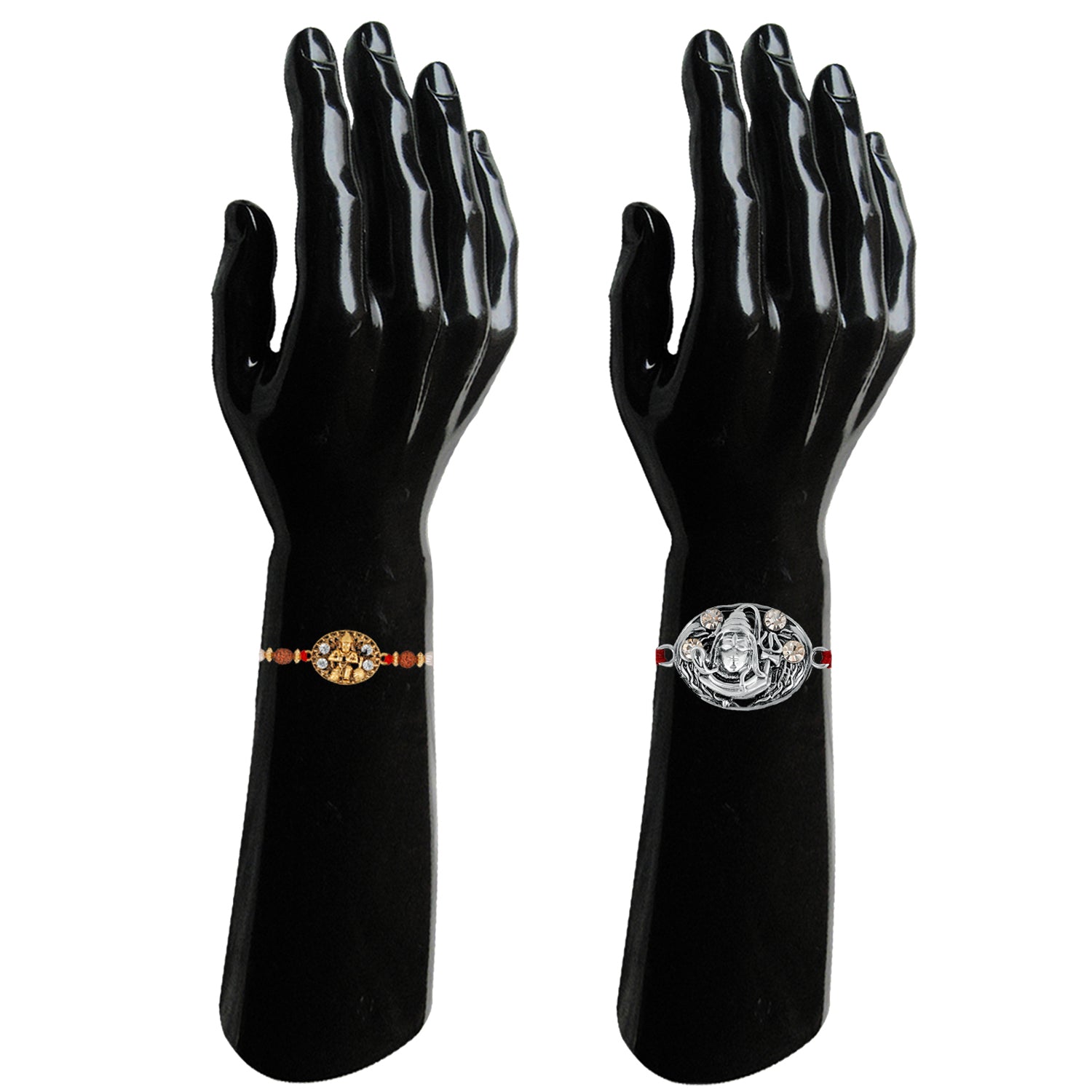 Combo of Lord Hanuman and Shiva Rakhis