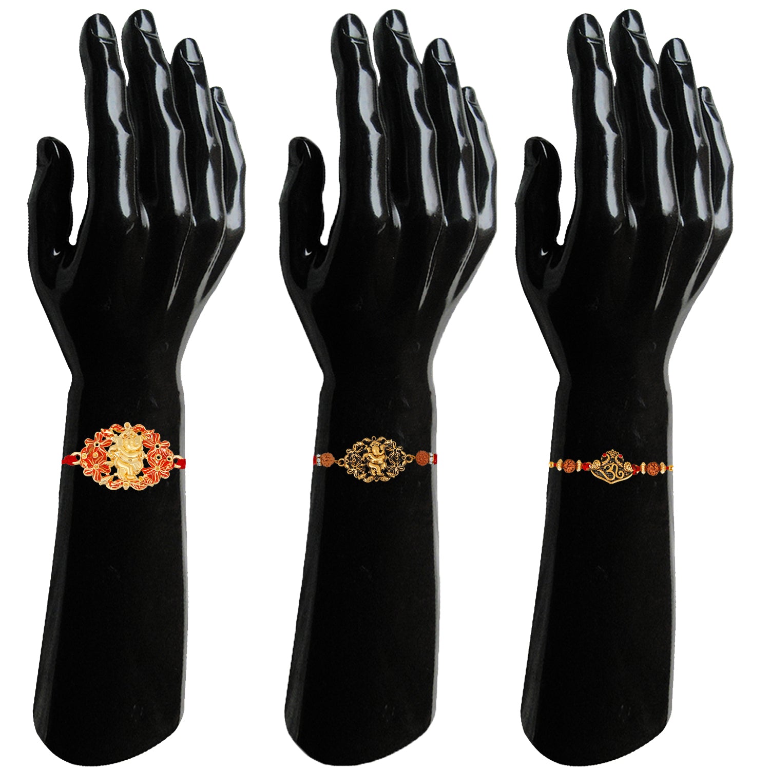 Combo of Om and Ganesha Rakhis