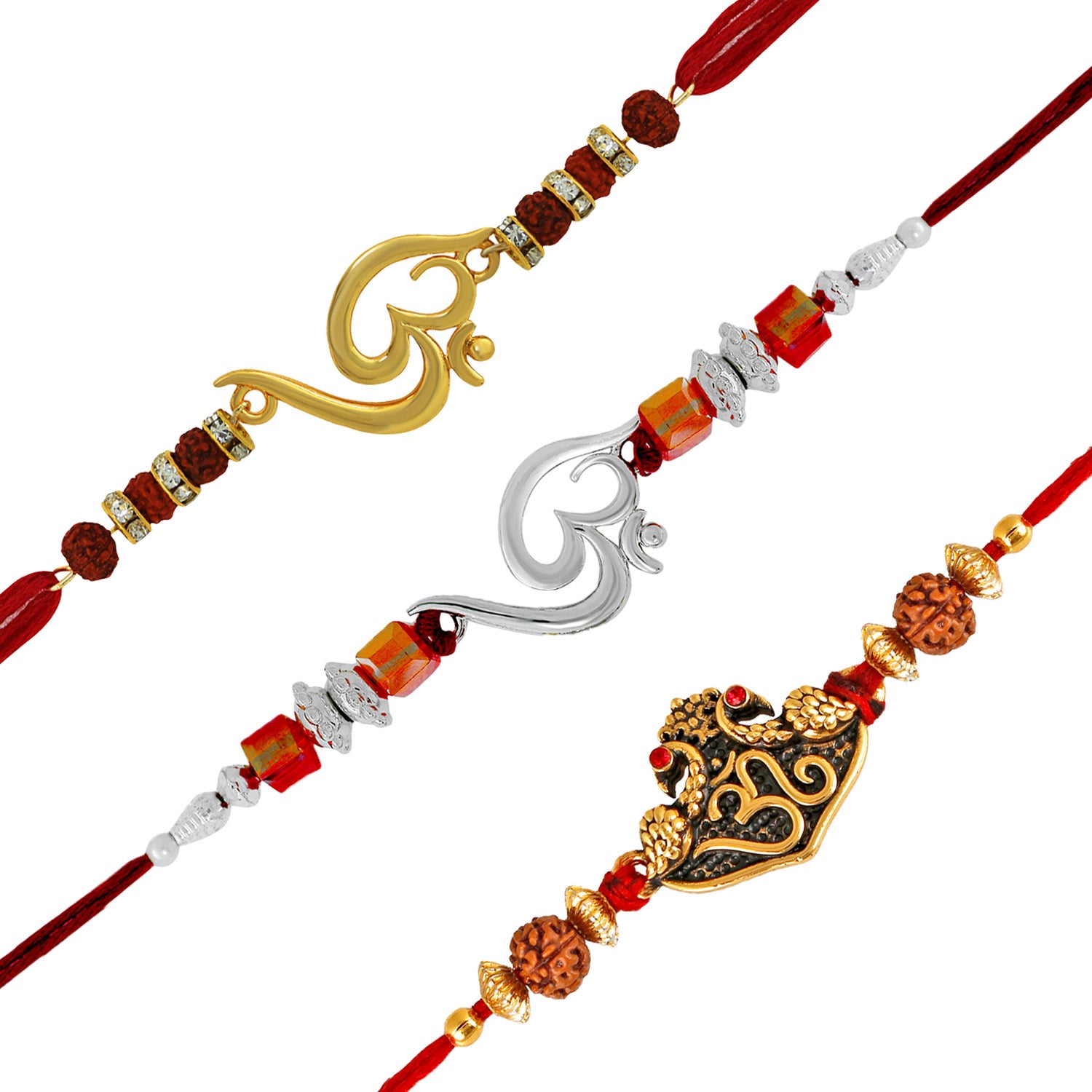 Combo of Three Om Rakhis