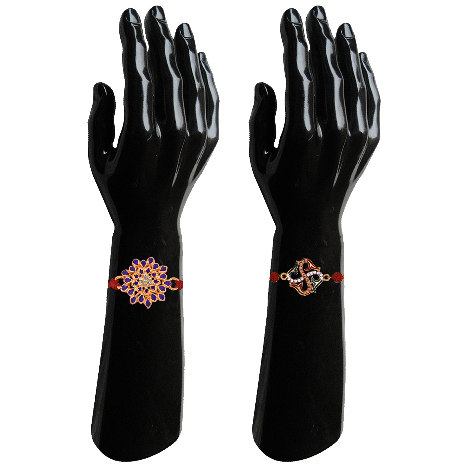 Floral and Swastik Rakhi's