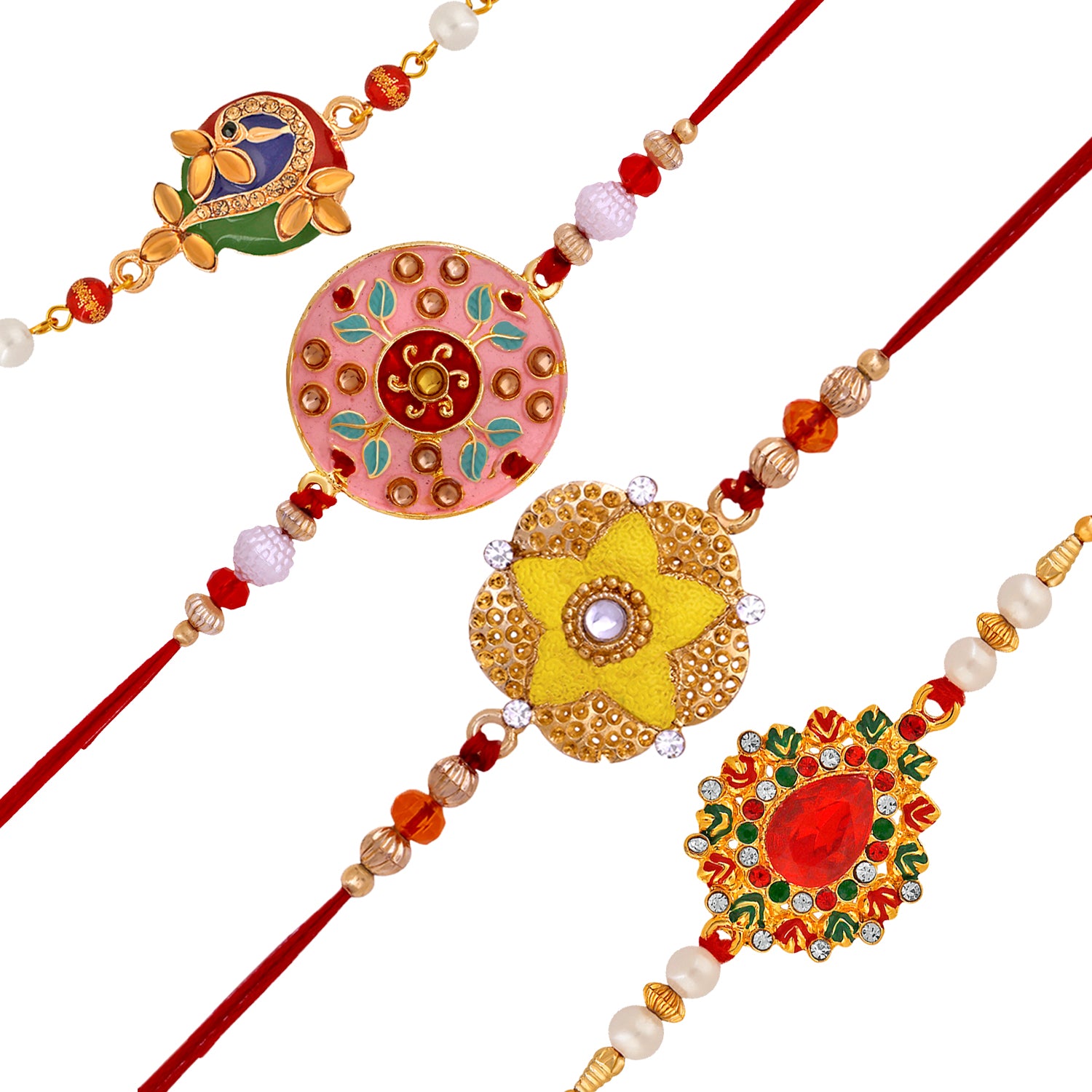 Exclusive Designer Meenakari Work Rakhi's