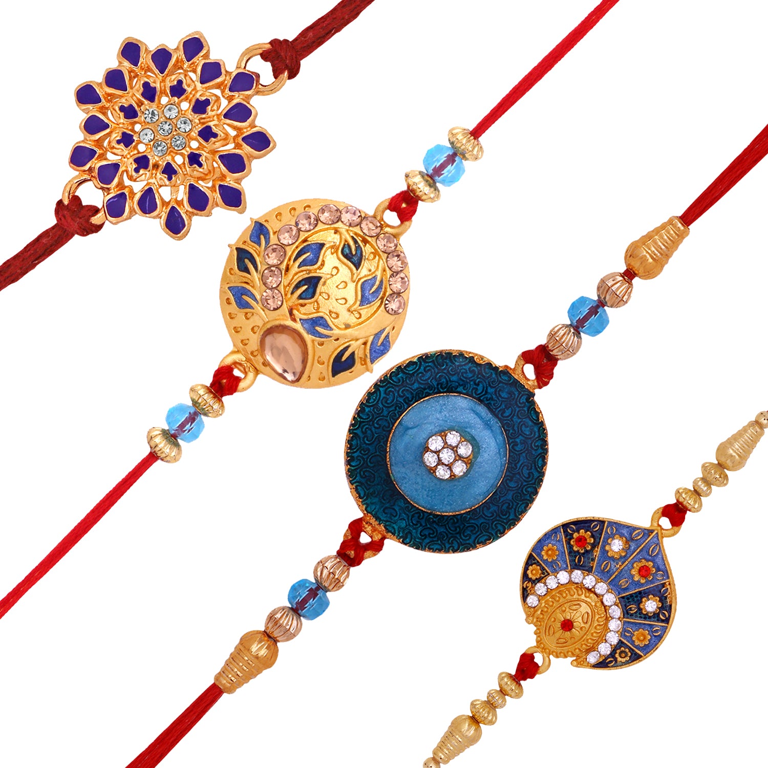 Exclusive Designer Meenakari Work Rakhi's